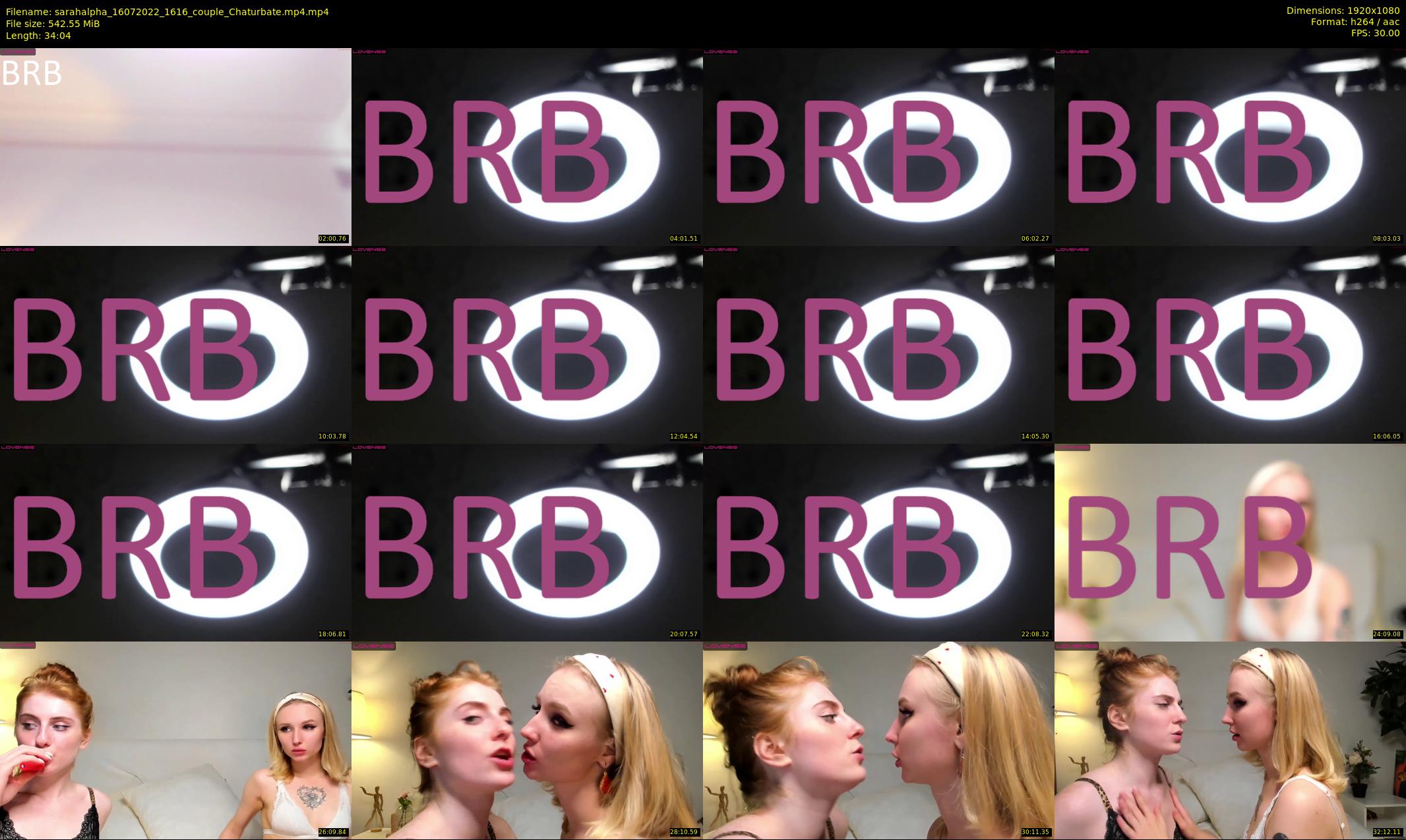 sarahalpha — 35 minute Chaturbate couple cam show recording, 1080p, Jul 16, 2022