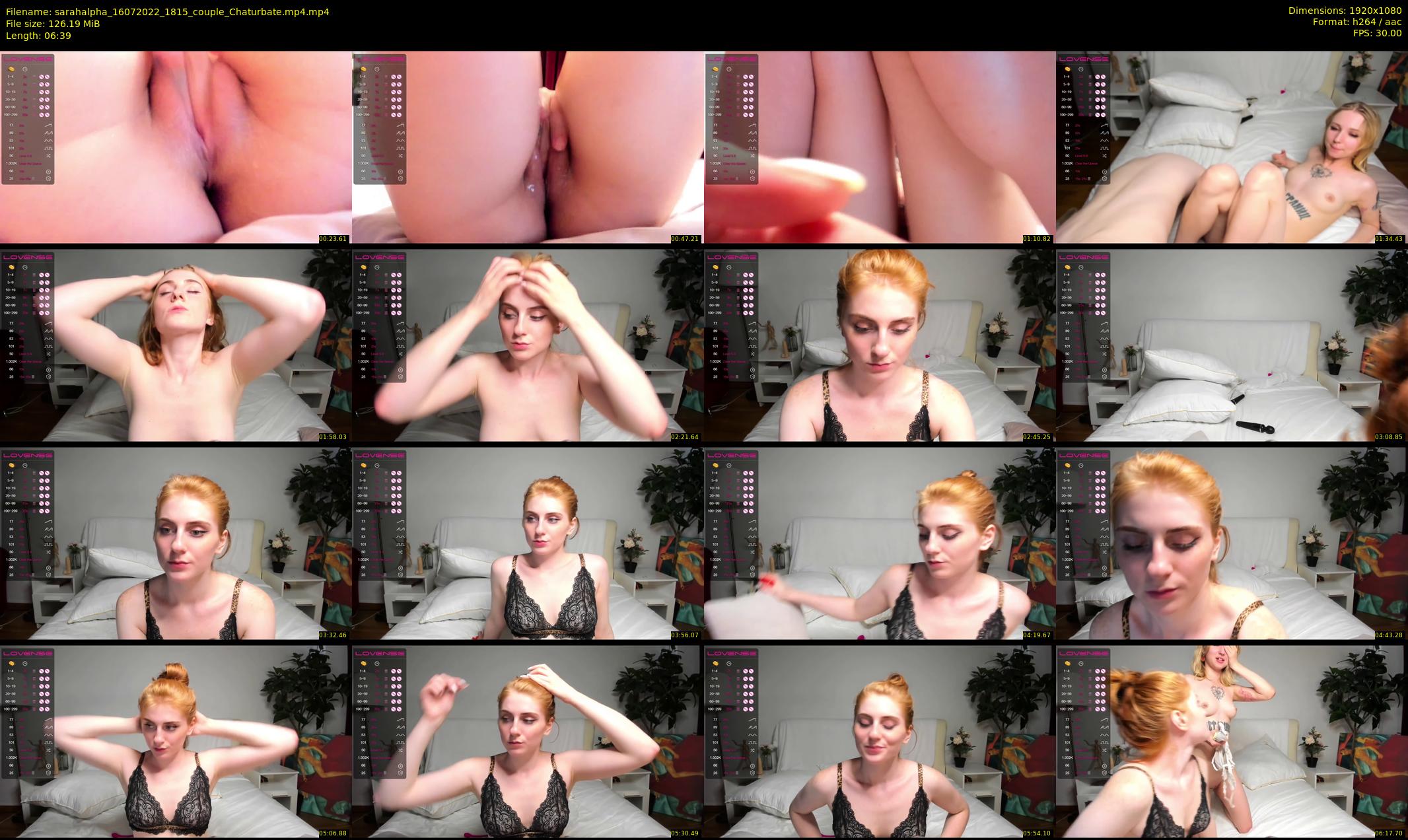 sarahalpha — 7 minute Chaturbate couple cam show recording, 1080p, Jul 16, 2022