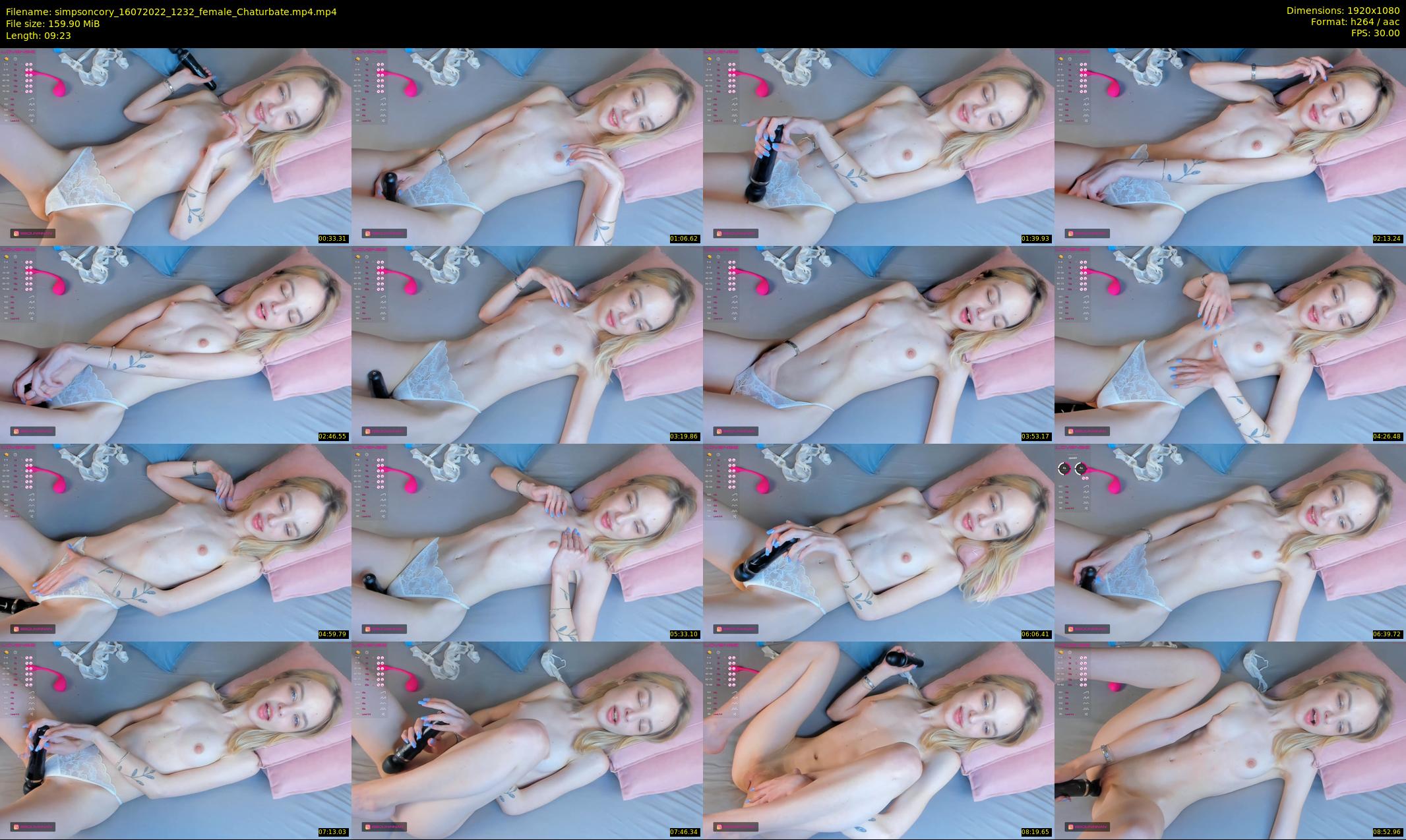simpsoncory — 10 minute Chaturbate female cam show recording, 1080p, Jul 16, 2022