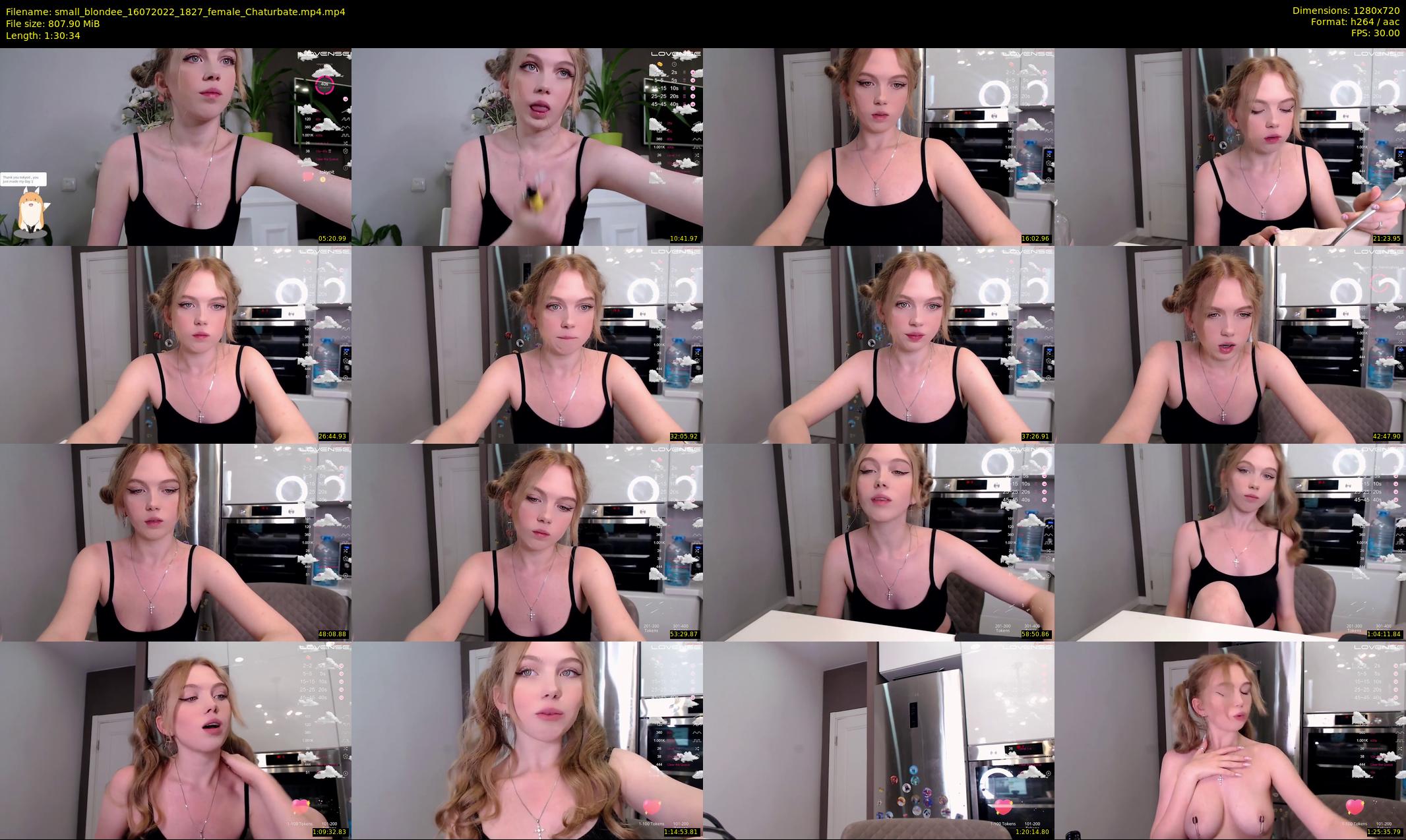 small_blondee — 91 minute Chaturbate female cam show recording, 720p, Jul 16, 2022