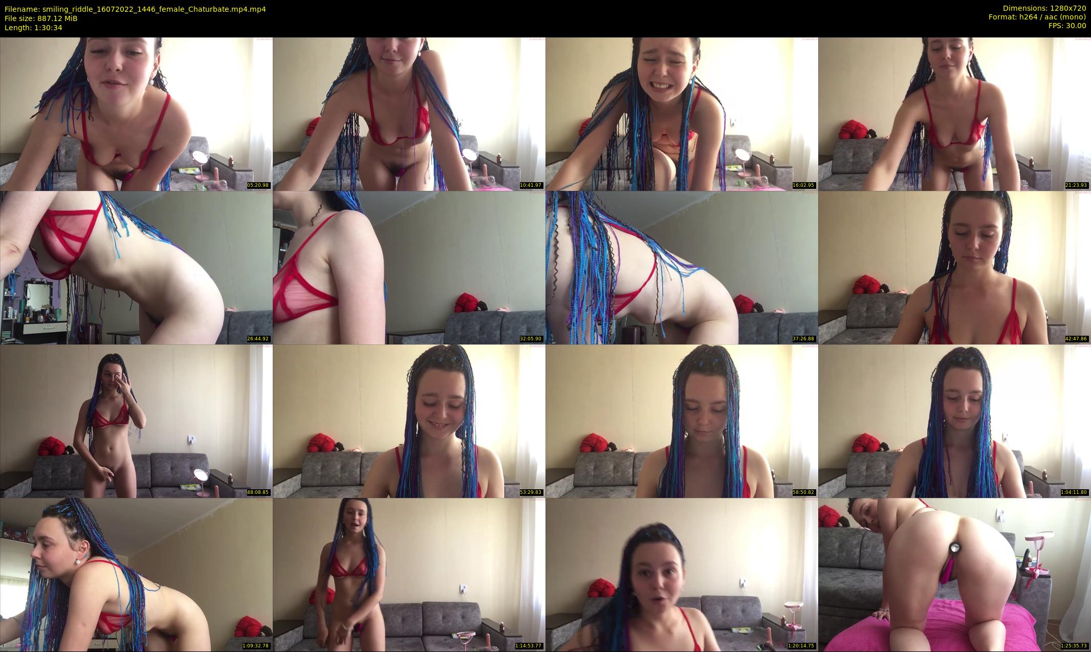 smiling_riddle — 91 minute Chaturbate female cam show recording, 720p, Jul 16, 2022
