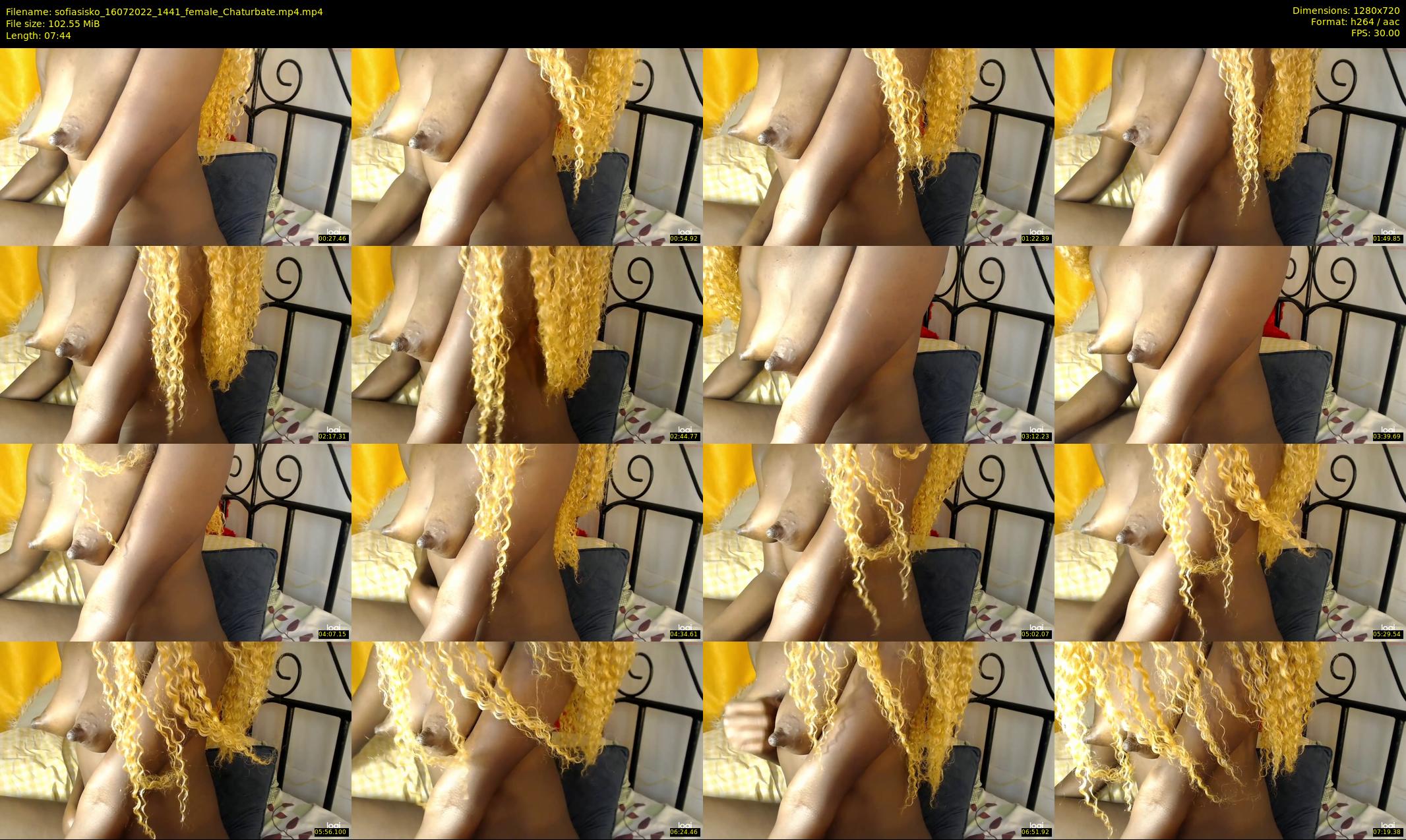 sofiasisko — 8 minute Chaturbate female cam show recording, 720p, Jul 16, 2022