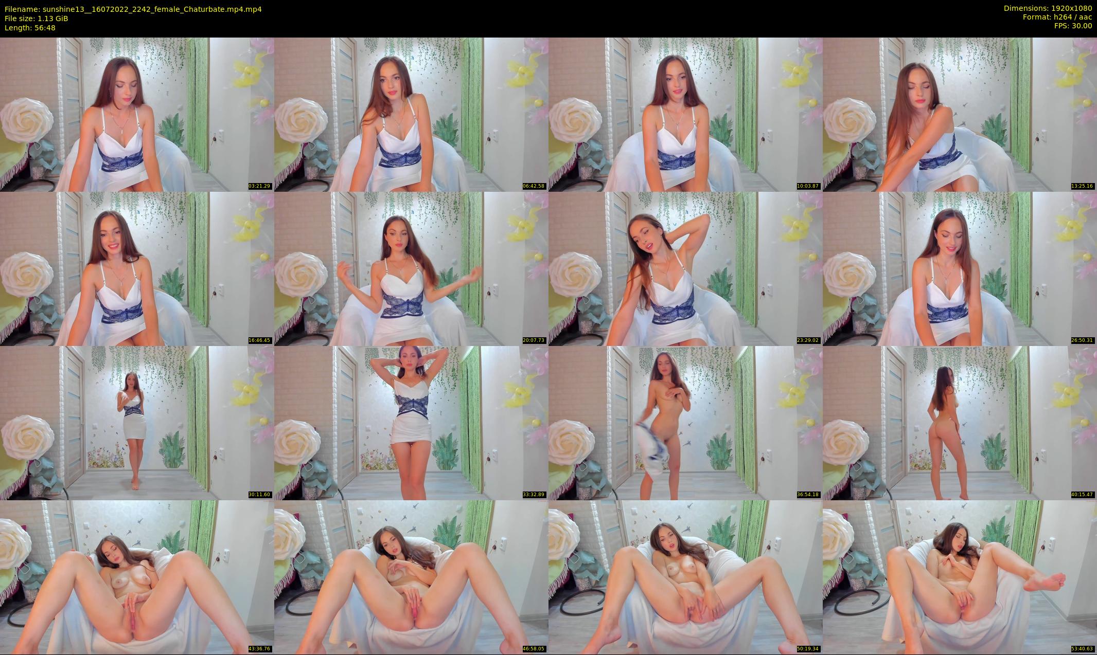 sunshine13_ — 57 minute Chaturbate female cam show recording, 1080p, Jul 16, 2022