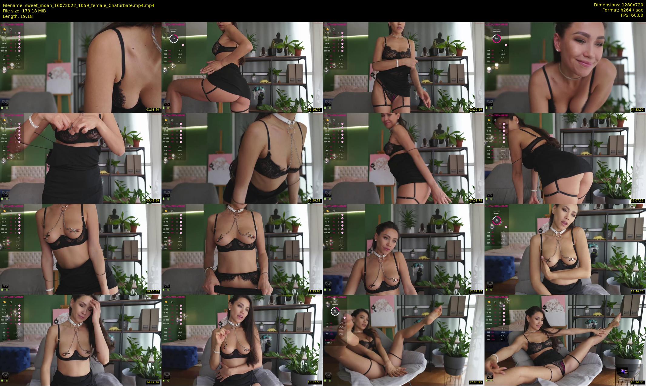sweet_moan — 20 minute Chaturbate female cam show recording, 720p, Jul 16, 2022
