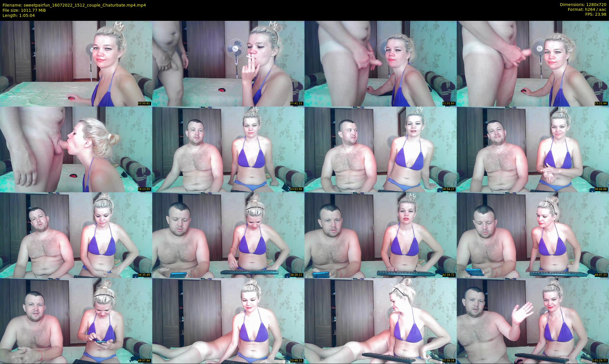 sweetpairfun — 66 minute Chaturbate couple cam show recording, 720p, Jul 16, 2022