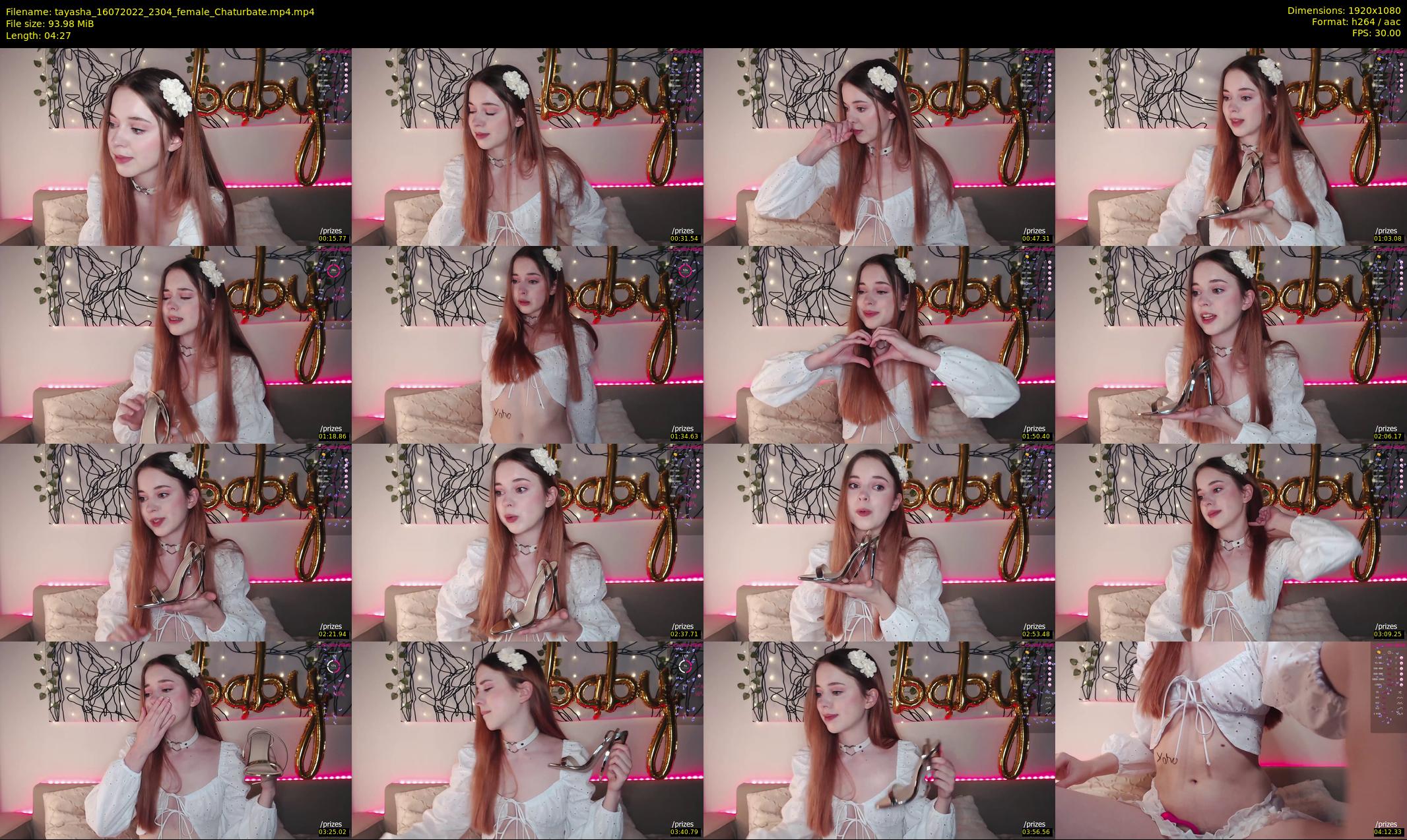 tayasha — 5 minute Chaturbate female cam show recording, 1080p, Jul 16, 2022