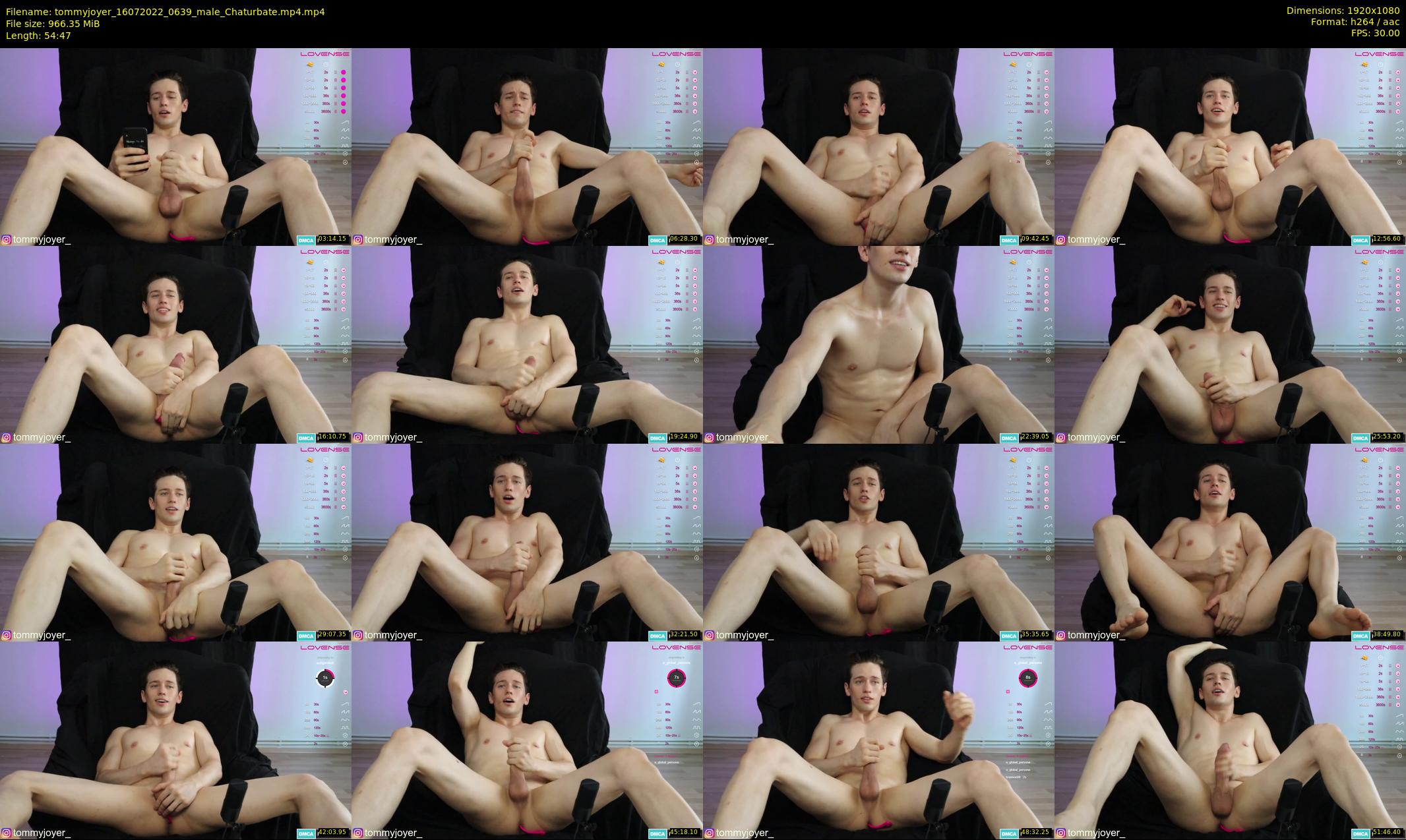 tommyjoyer — 55 minute Chaturbate male cam show recording, 1080p, Jul 16, 2022
