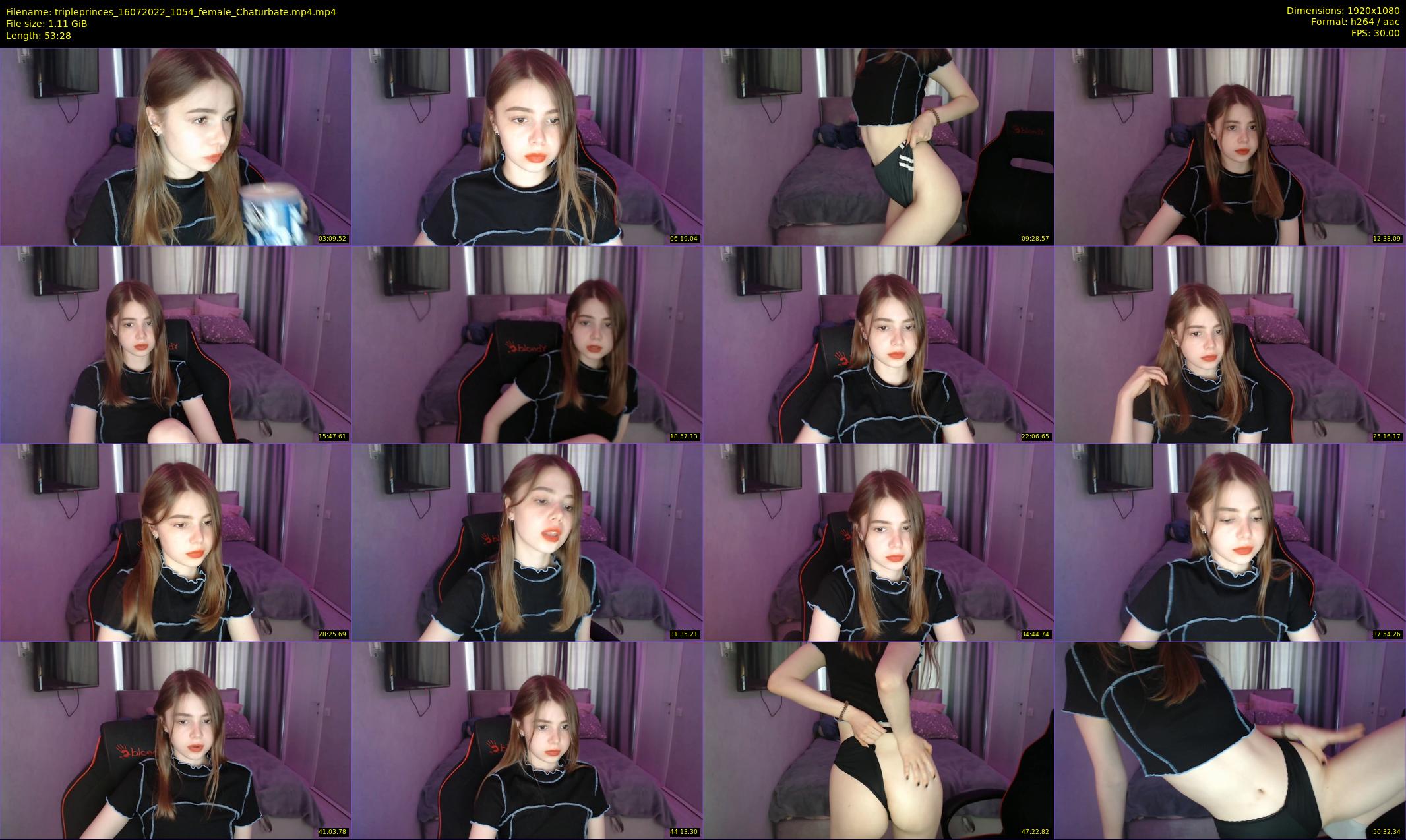 tripleprinces — 54 minute Chaturbate female cam show recording, 1080p, Jul 16, 2022