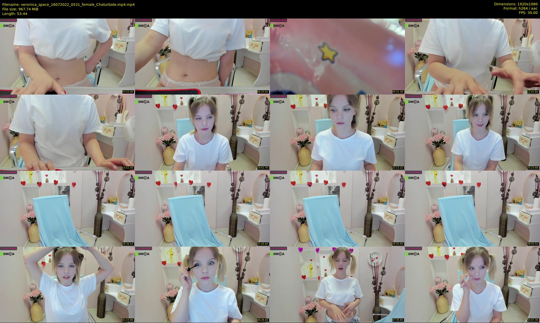 veronica_space — 54 minute Chaturbate female cam show recording, 1080p, Jul 16, 2022
