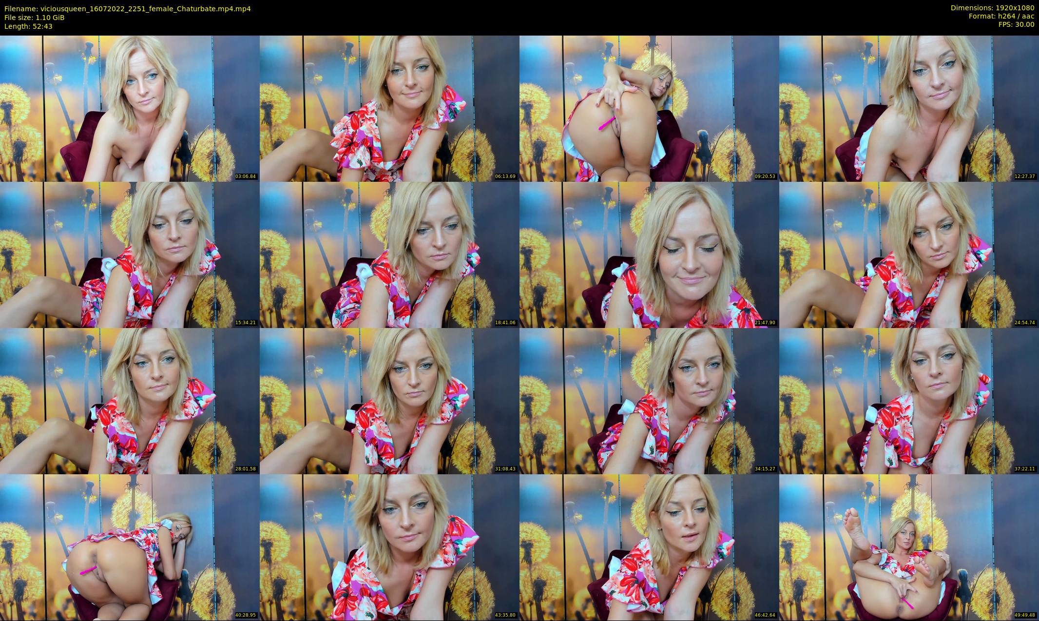 viciousqueen — 53 minute Chaturbate female cam show recording, 1080p, Jul 16, 2022