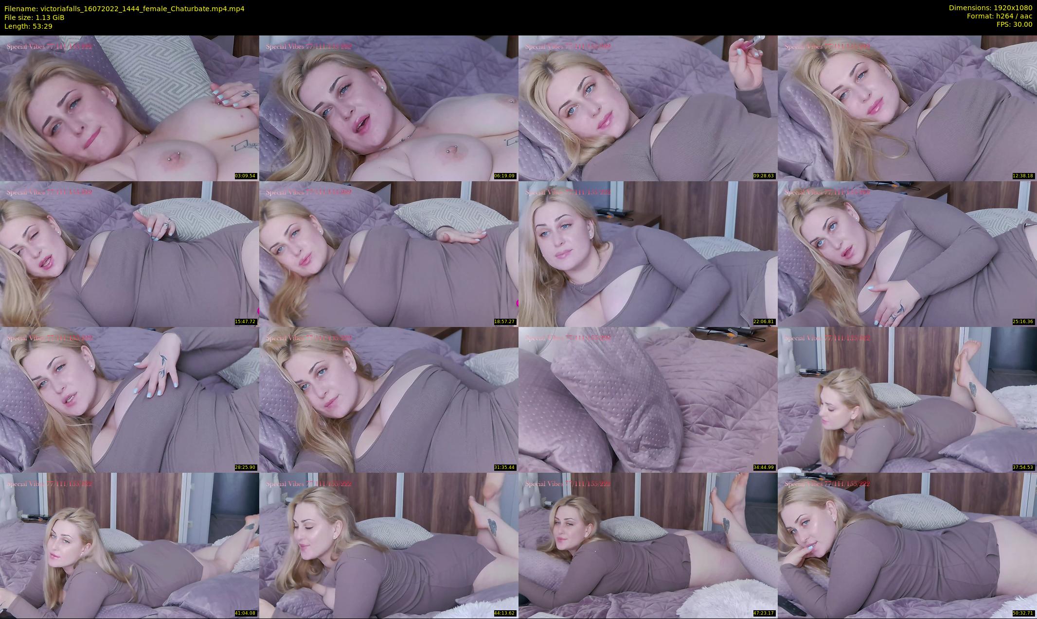 victoriafalls — 54 minute Chaturbate female cam show recording, 1080p, Jul 16, 2022