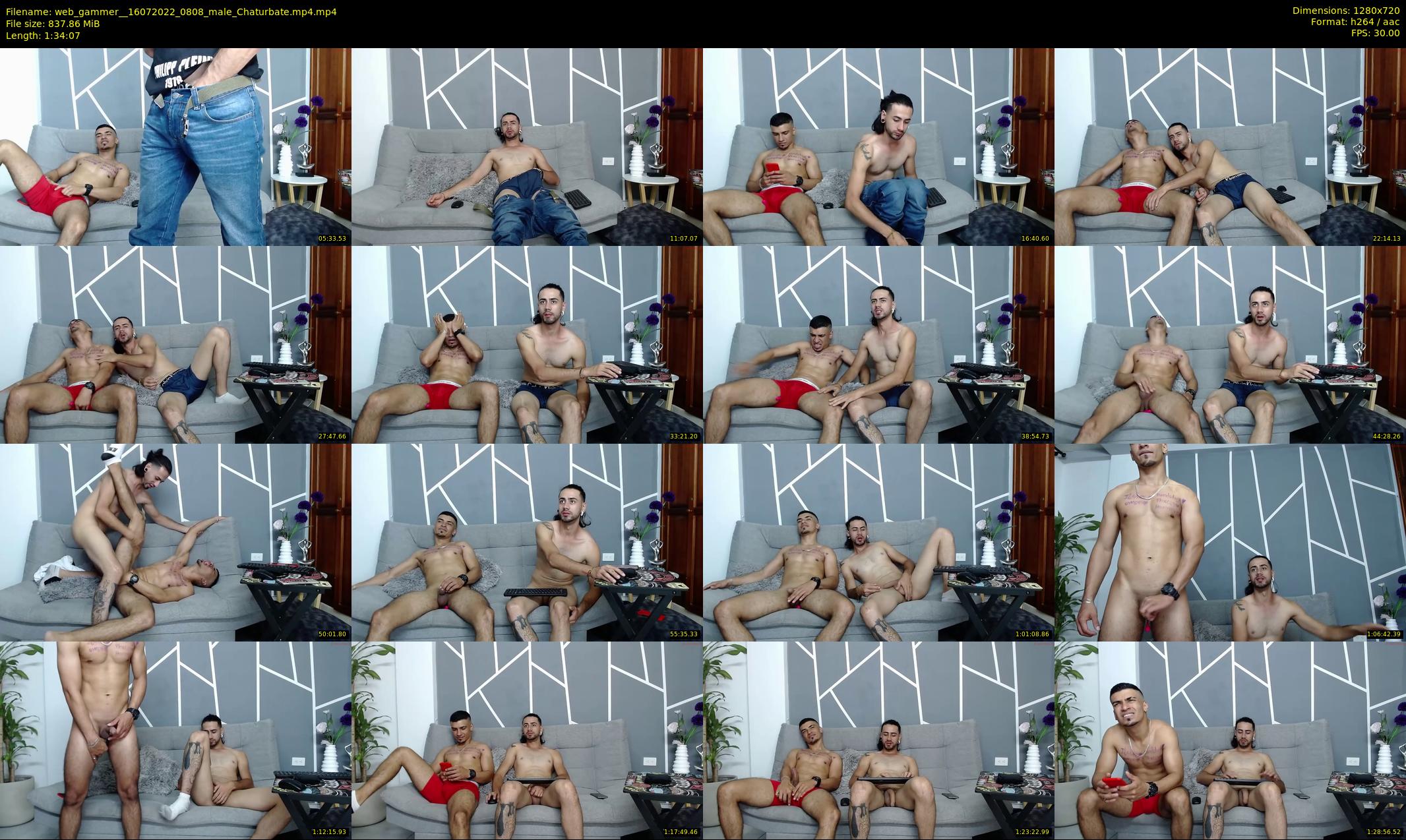 web_gammer_ — 95 minute Chaturbate male cam show recording, 720p, Jul 16, 2022