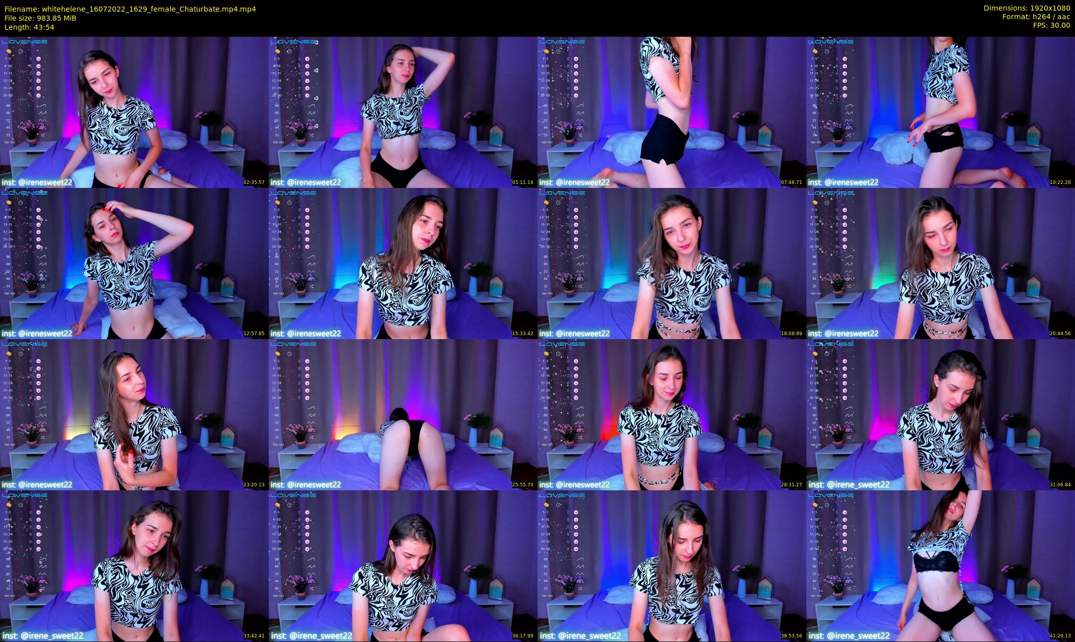 whitehelene — 44 minute Chaturbate female cam show recording, 1080p, Jul 16, 2022