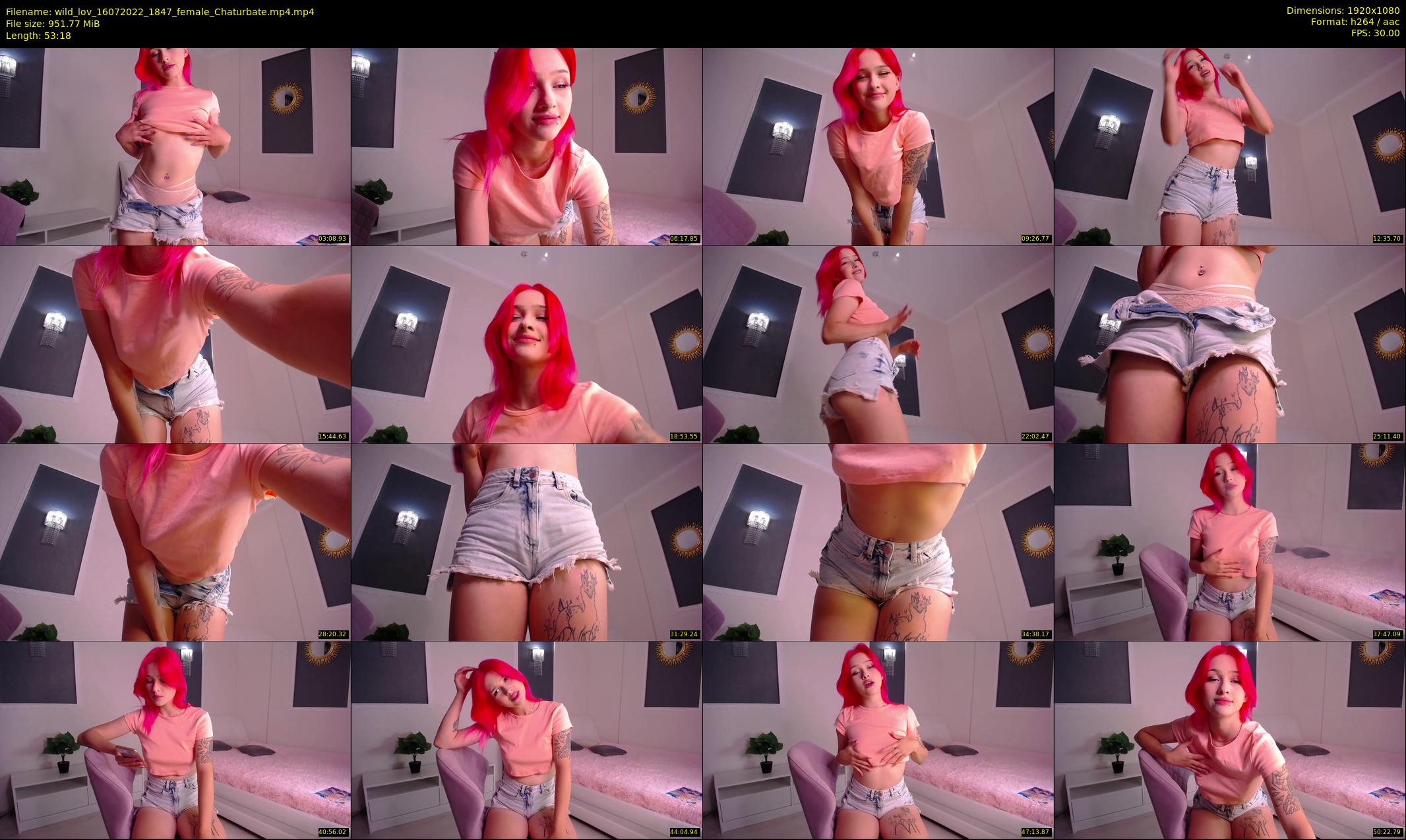 wild_lov — 54 minute Chaturbate female cam show recording, 1080p, Jul 16, 2022