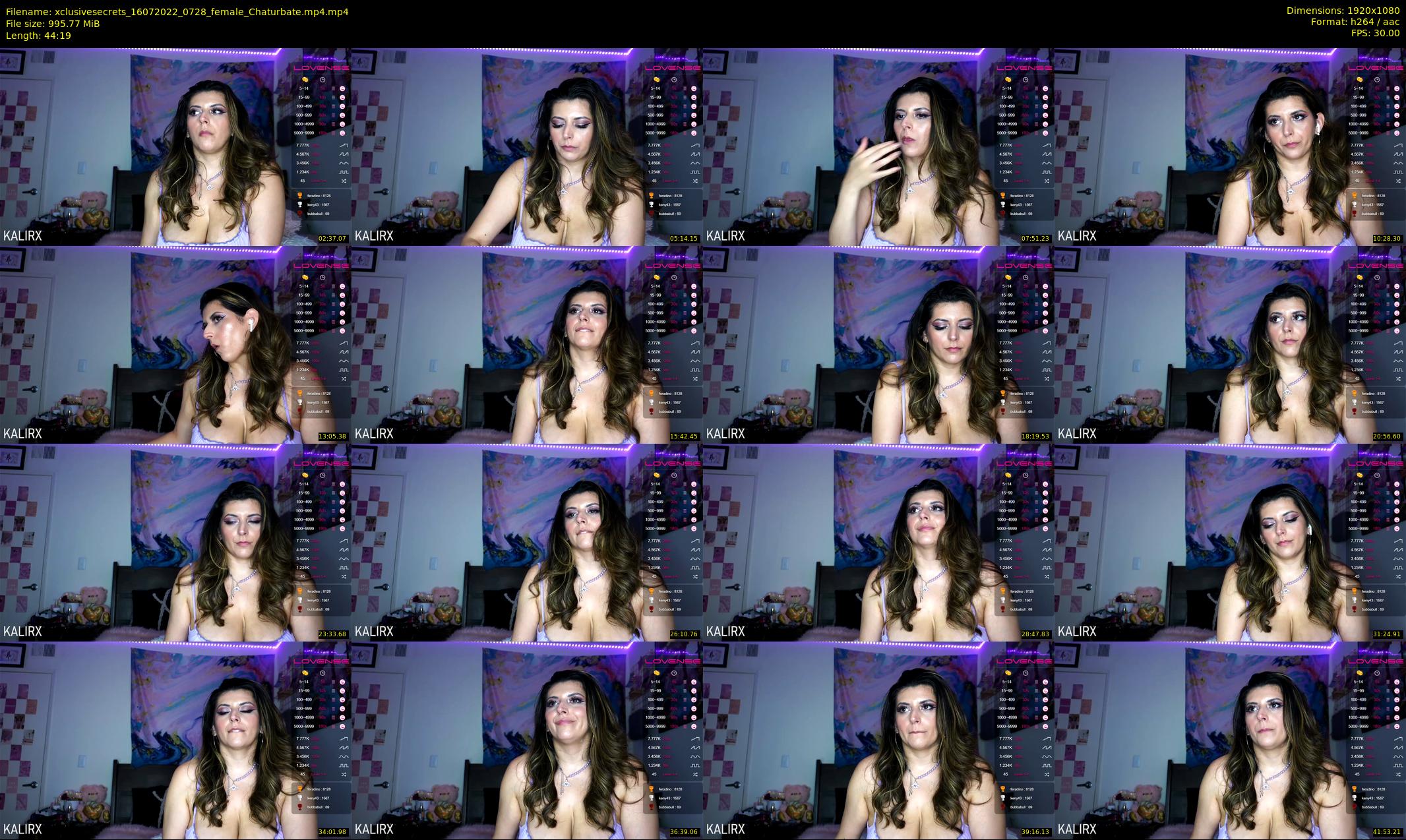 xclusivesecrets — 45 minute Chaturbate female cam show recording, 1080p, Jul 16, 2022
