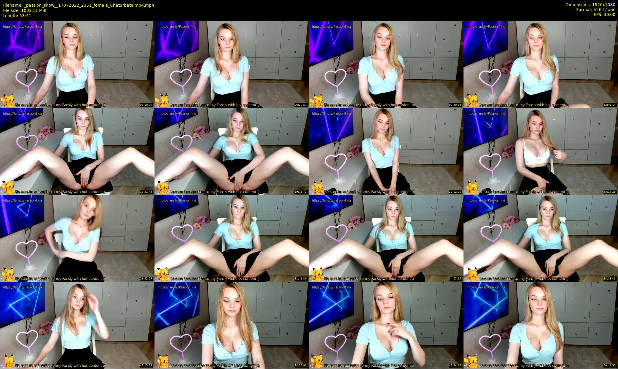 _passion_show_ — 54 minute Chaturbate couple cam show recording, 1080p, Jul 17, 2022