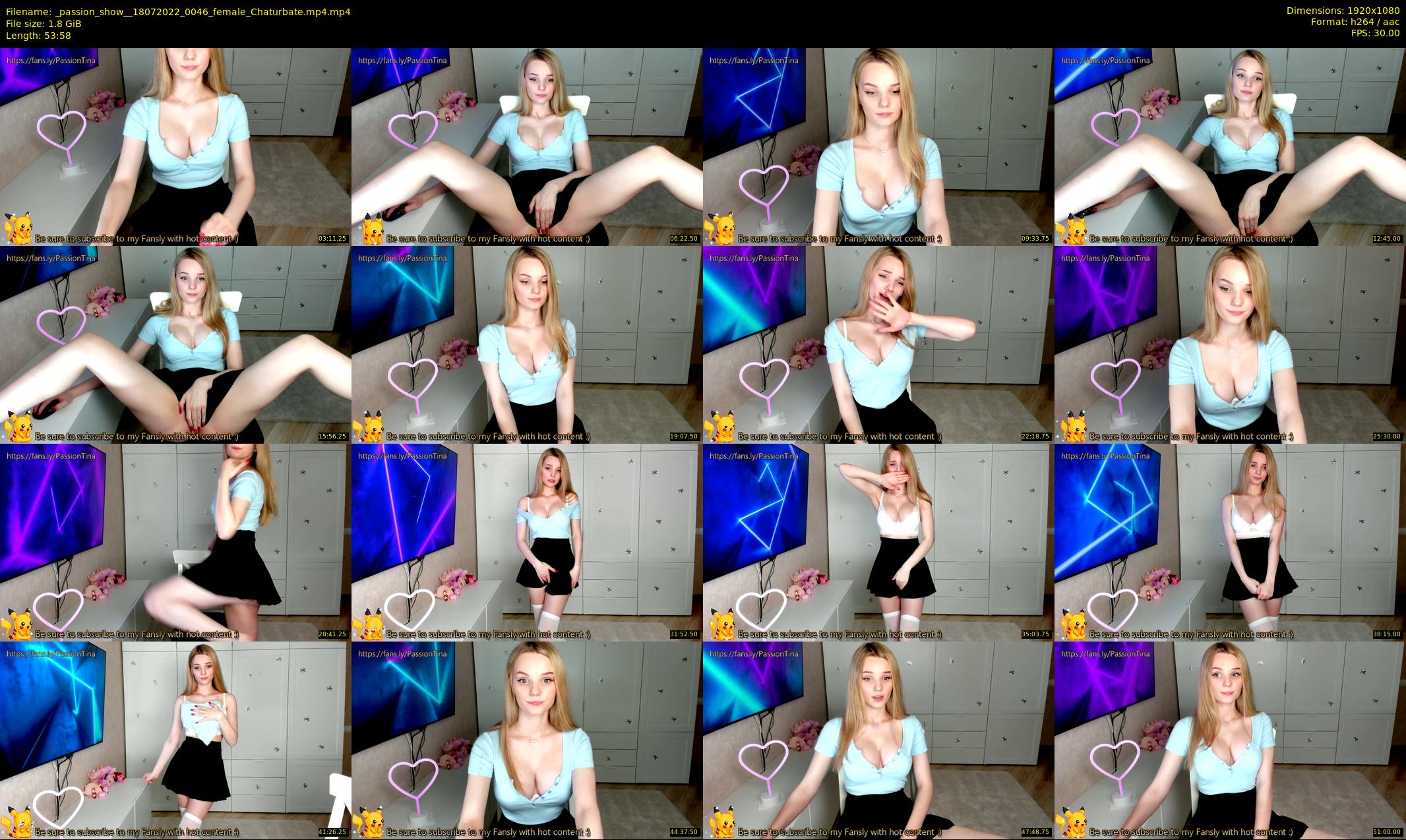 _passion_show_ — 54 minute Chaturbate couple cam show recording, 1080p, Jul 18, 2022