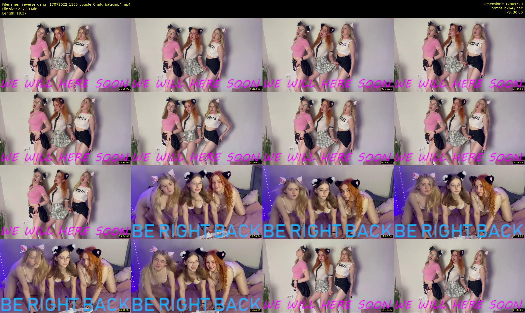 _reverse_gang_ — 19 minute Chaturbate couple cam show recording, 720p, Jul 17, 2022