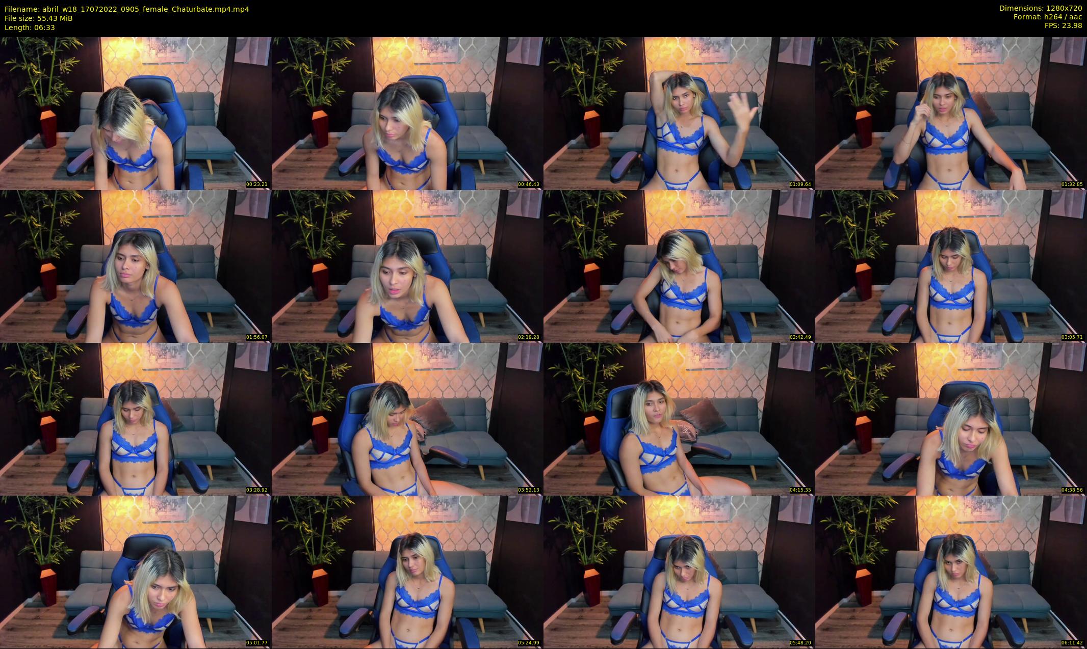 abril_w18 — 7 minute Chaturbate female cam show recording, 720p, Jul 17, 2022
