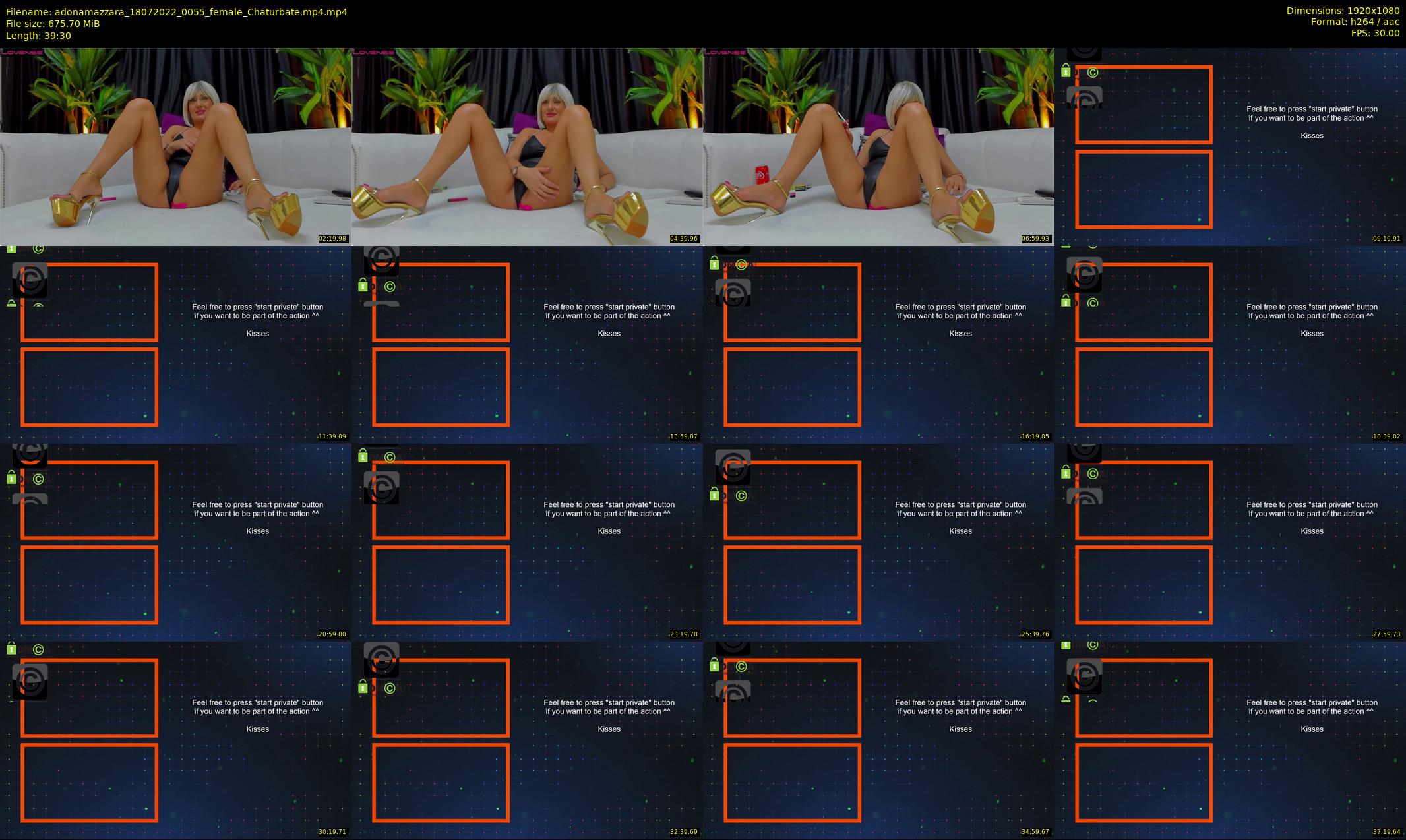 adonamazzara — 40 minute Chaturbate female cam show recording, 1080p, Jul 18, 2022