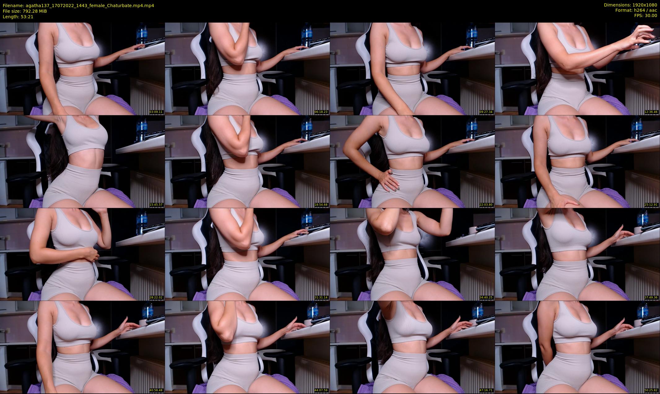 agatha137 — 54 minute Chaturbate female cam show recording, 1080p, Jul 17, 2022