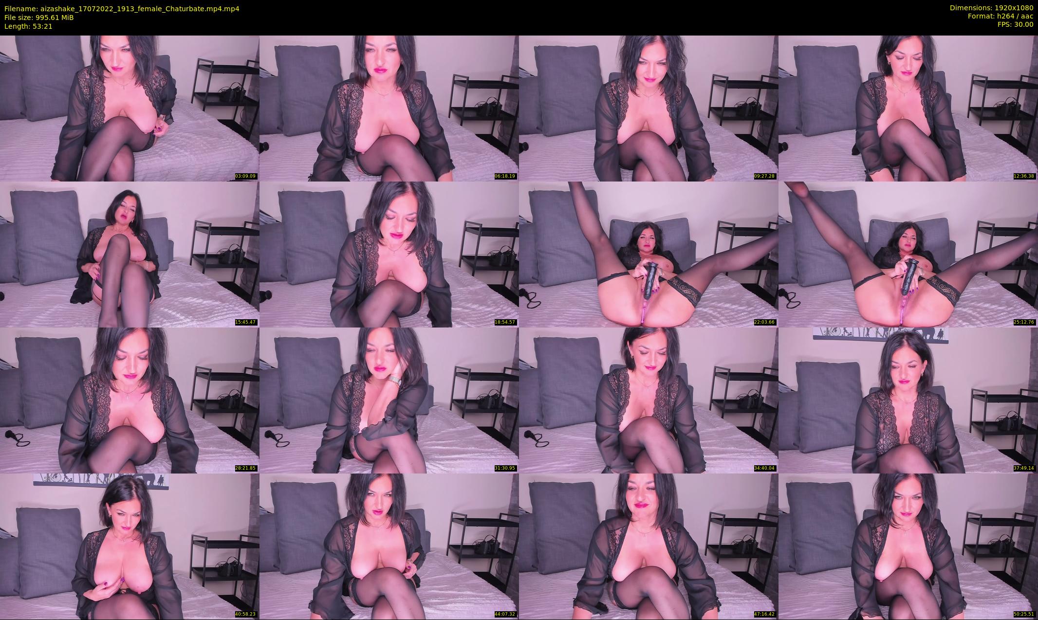 aizashake — 54 minute Chaturbate female cam show recording, 1080p, Jul 17, 2022