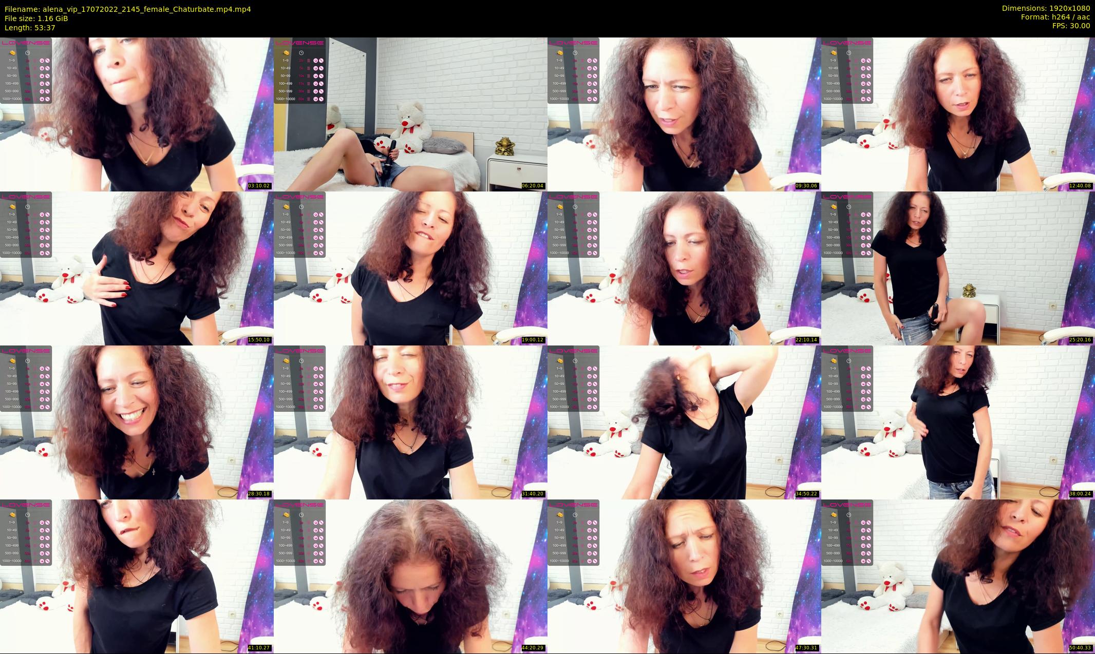 alena_vip — 54 minute Chaturbate female cam show recording, 1080p, Jul 17, 2022