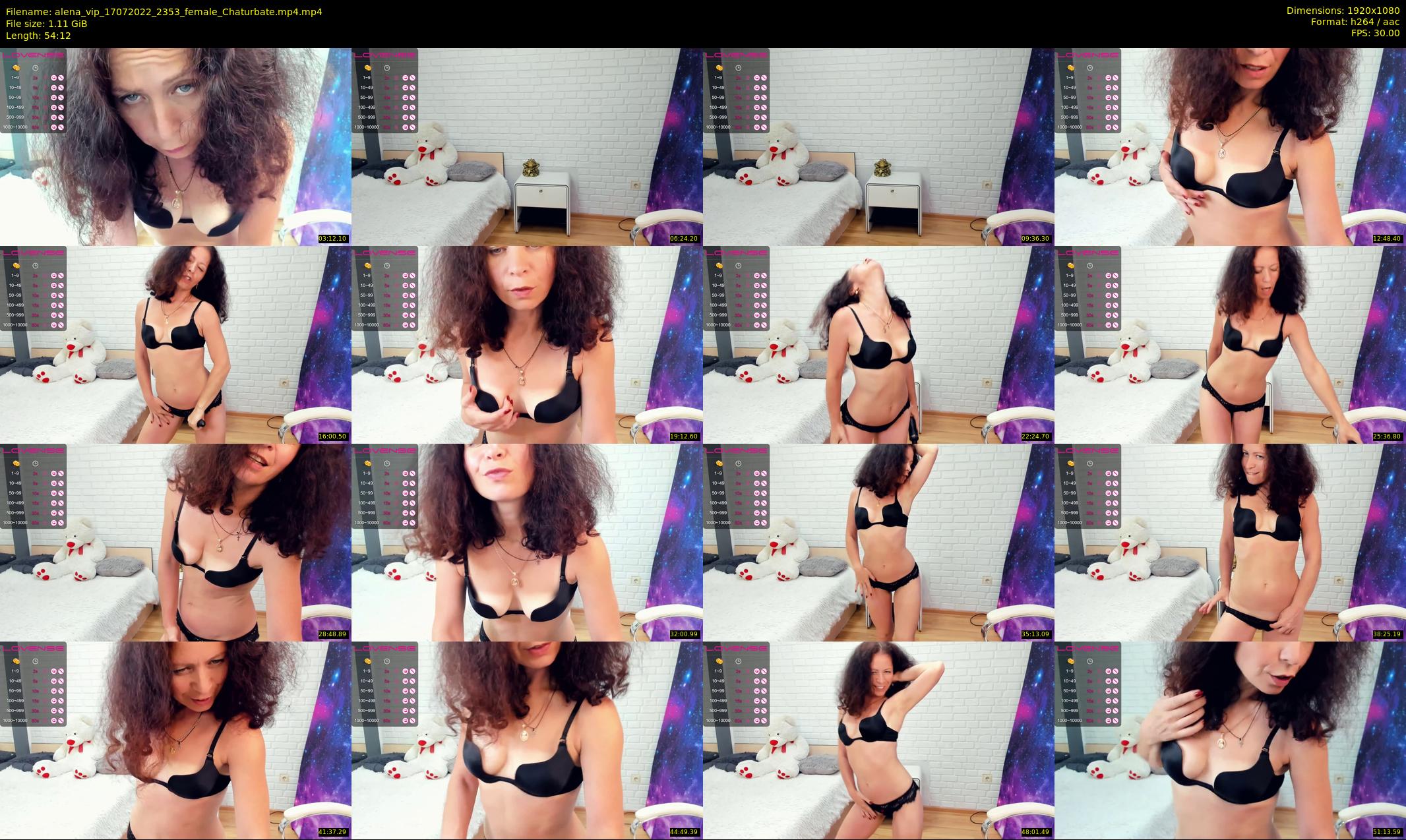 alena_vip — 55 minute Chaturbate female cam show recording, 1080p, Jul 17, 2022