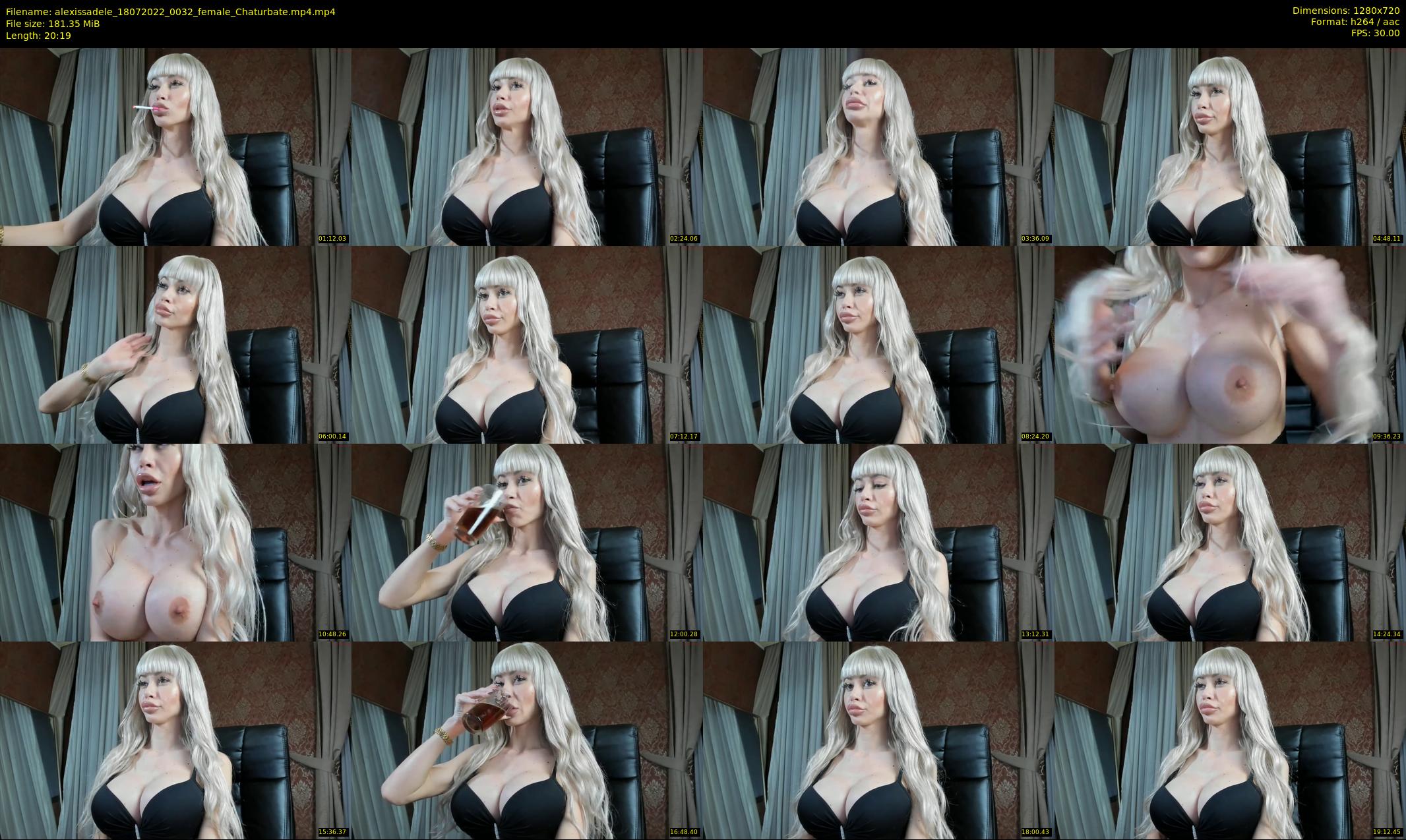 alexissadele — 21 minute Chaturbate female cam show recording, 720p, Jul 18, 2022