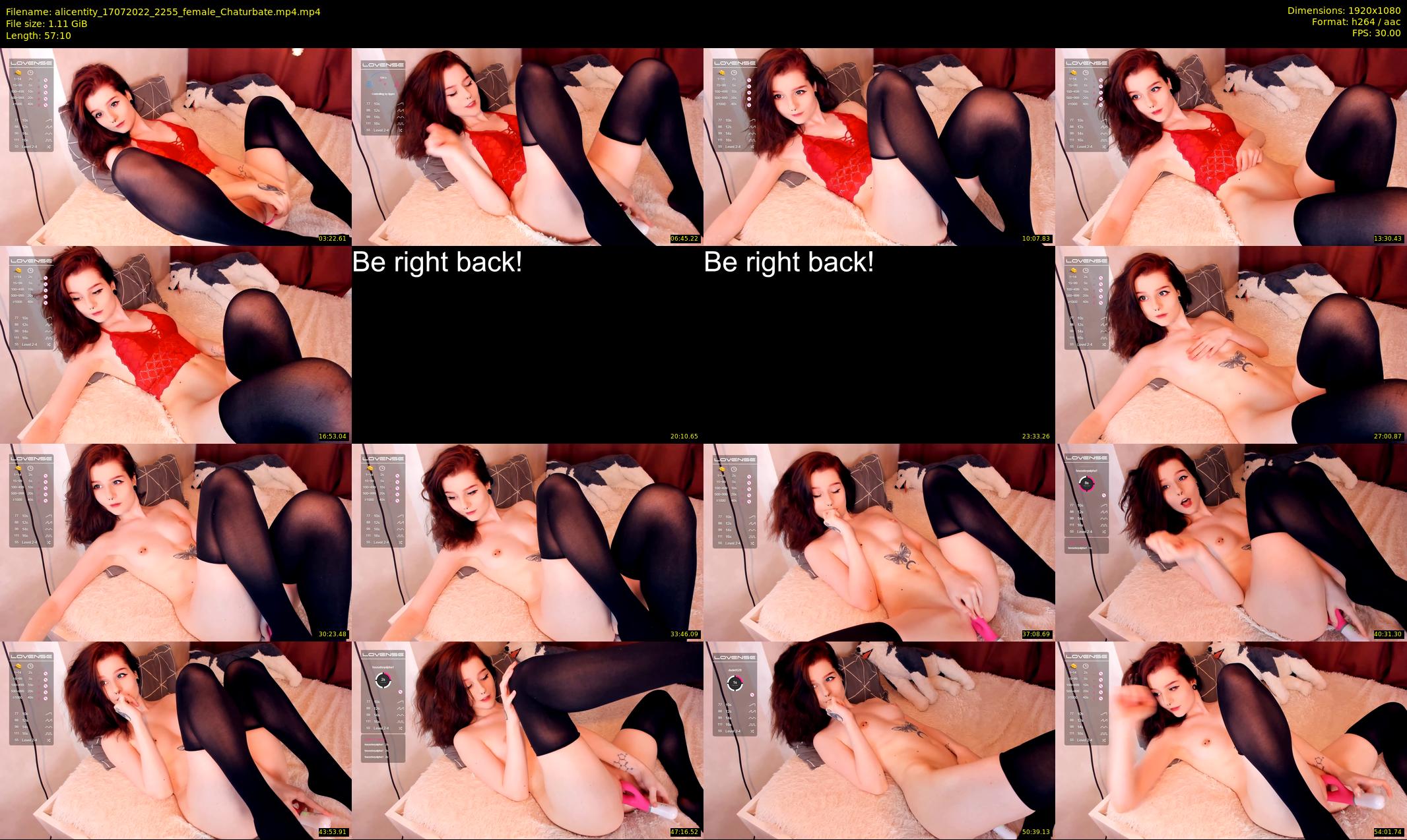 alicentity — 58 minute Chaturbate female cam show recording, 1080p, Jul 17, 2022