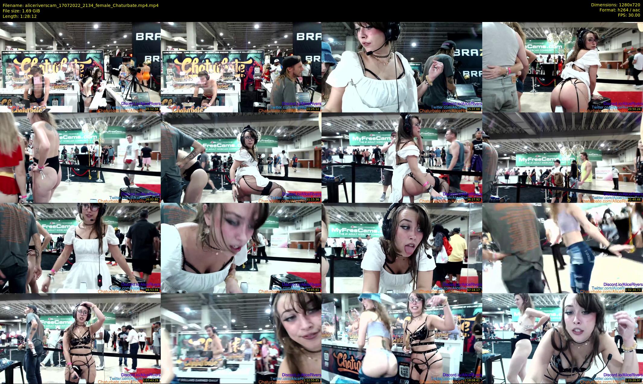 aliceriverscam — 89 minute Chaturbate female cam show recording, 720p, Jul 17, 2022