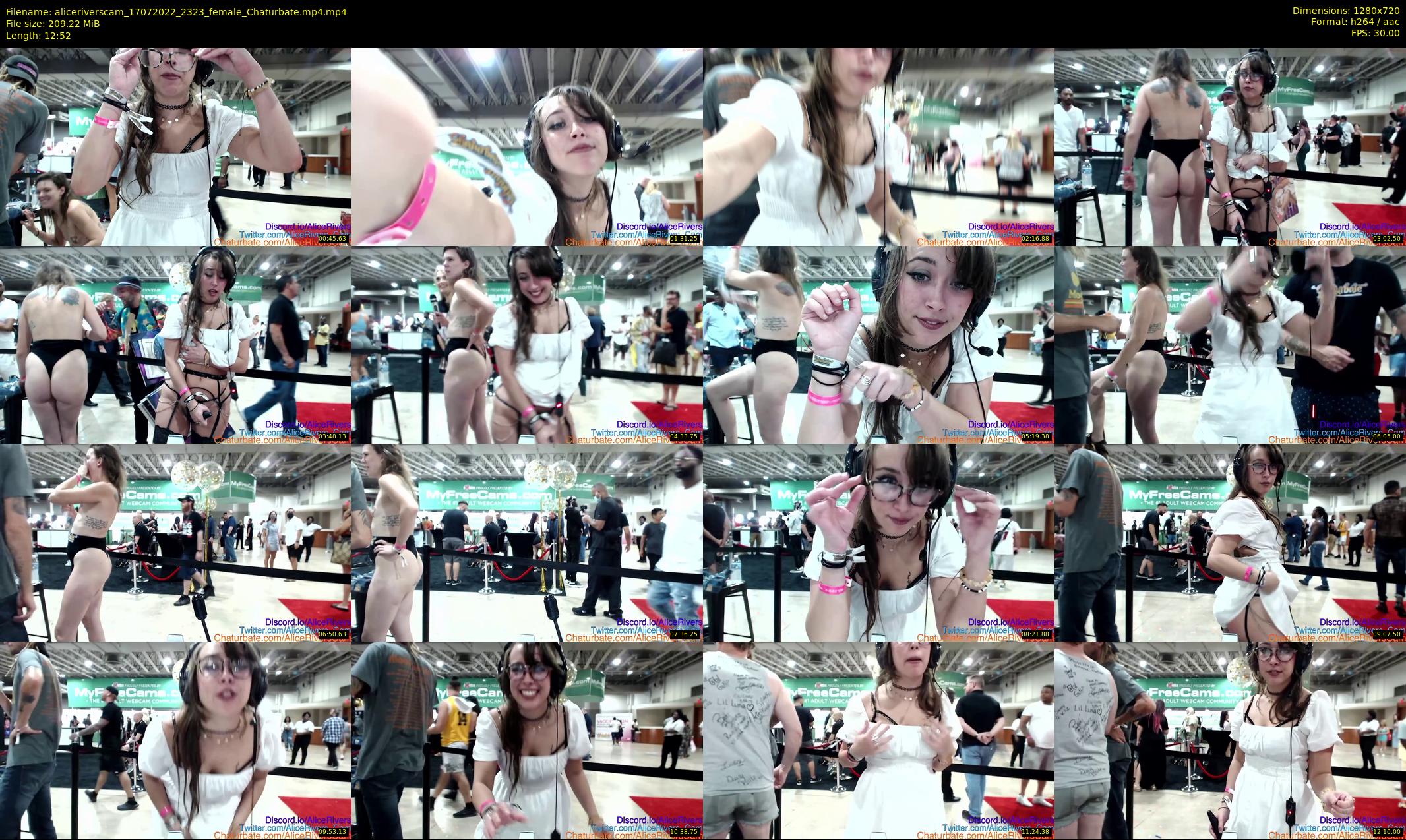 aliceriverscam — 13 minute Chaturbate female cam show recording, 720p, Jul 17, 2022