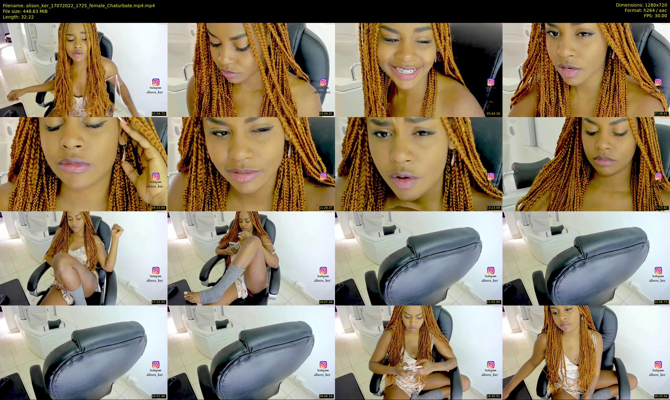 alison_ker — 33 minute Chaturbate female cam show recording, 720p, Jul 17, 2022