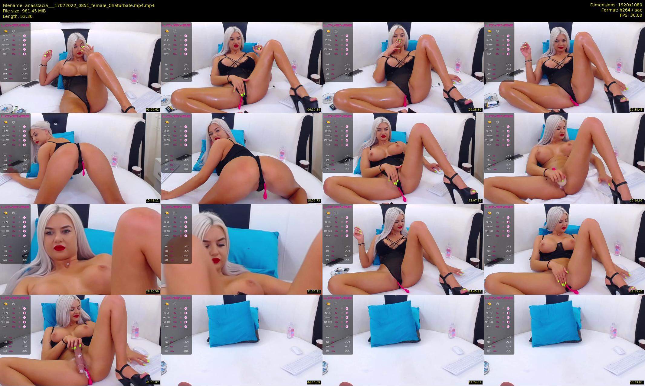 anasstacia__ — 54 minute Chaturbate female cam show recording, 1080p, Jul 17, 2022