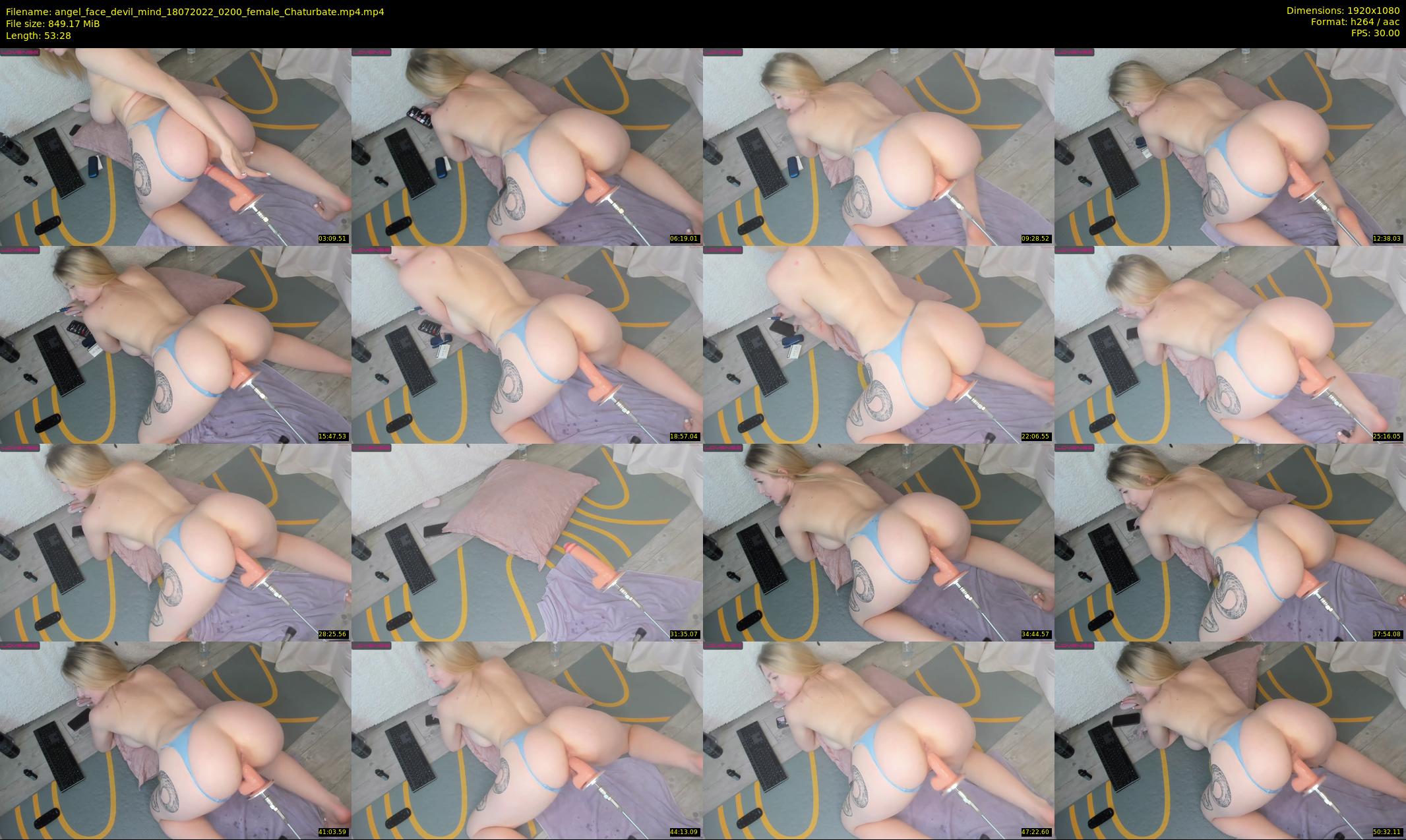 angel_face_devil_mind — 54 minute Chaturbate female cam show recording, 1080p, Jul 18, 2022
