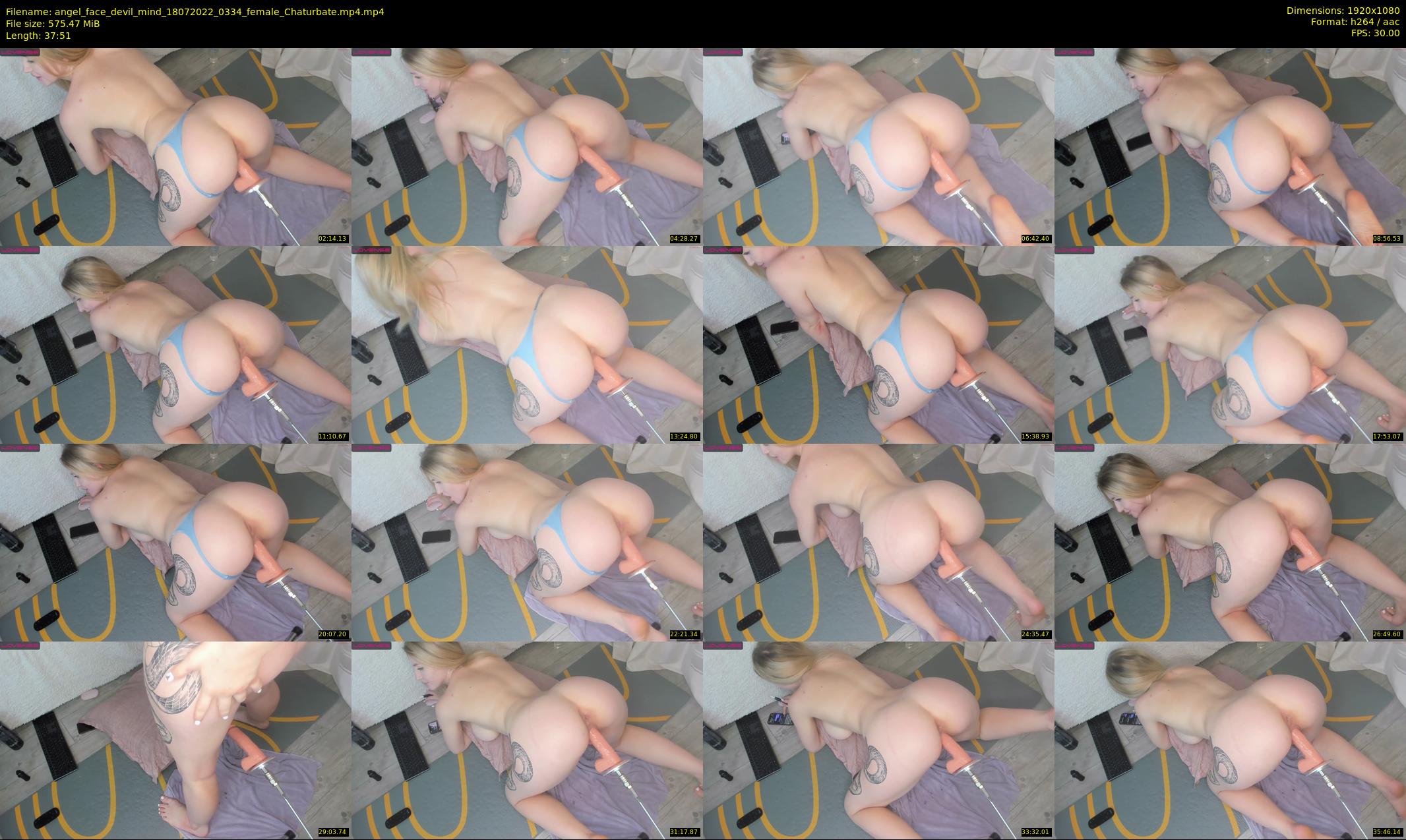 angel_face_devil_mind — 38 minute Chaturbate female cam show recording, 1080p, Jul 18, 2022