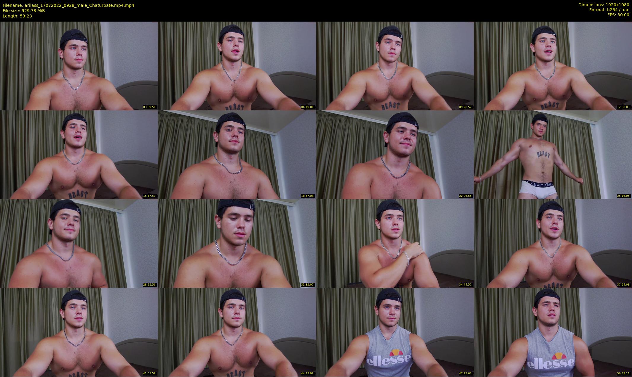 arilass — 54 minute Chaturbate male cam show recording, 1080p, Jul 17, 2022