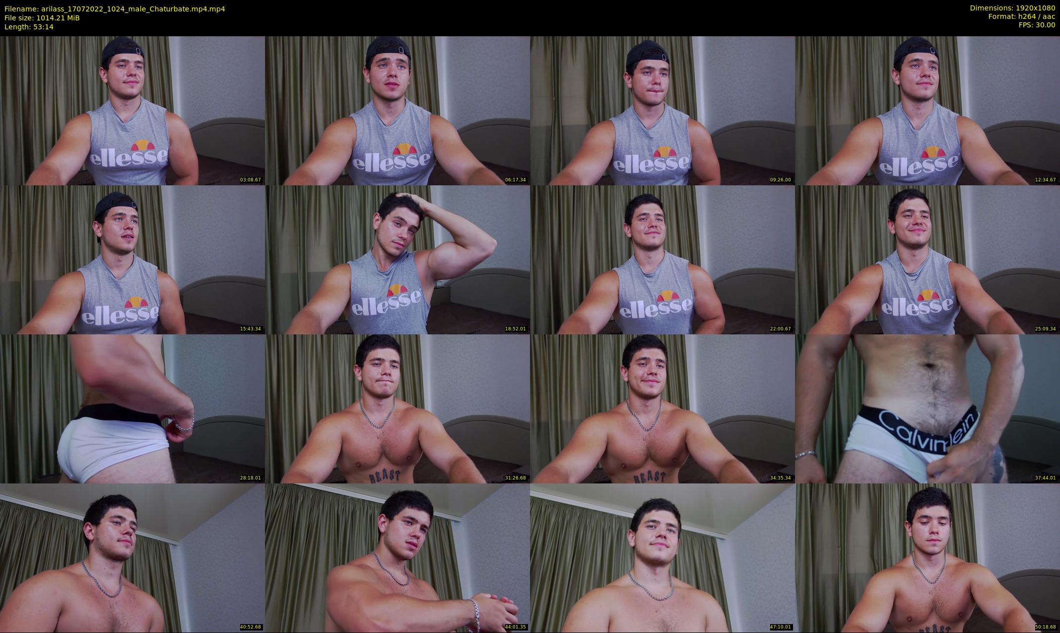 arilass — 54 minute Chaturbate male cam show recording, 1080p, Jul 17, 2022