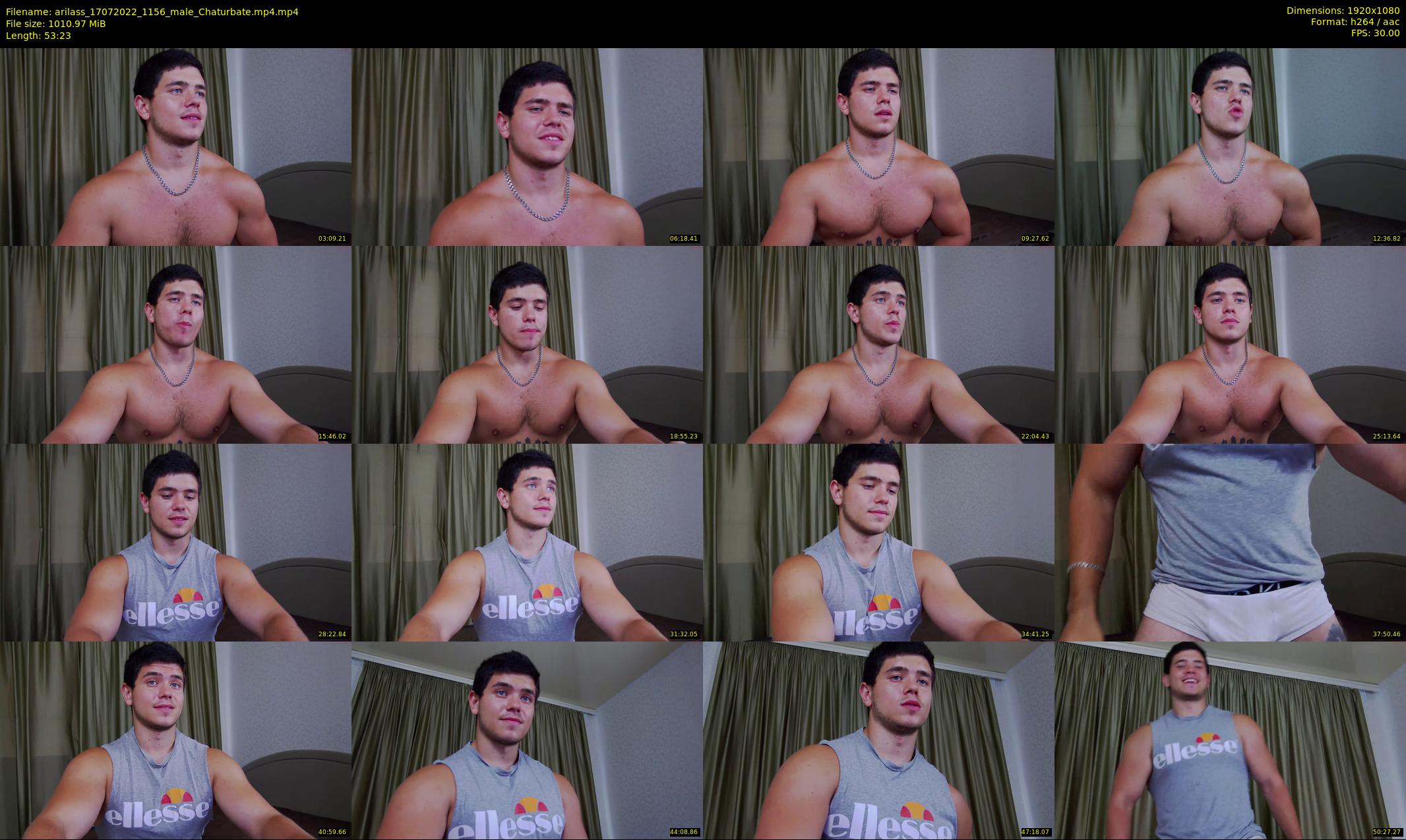 arilass — 54 minute Chaturbate male cam show recording, 1080p, Jul 17, 2022
