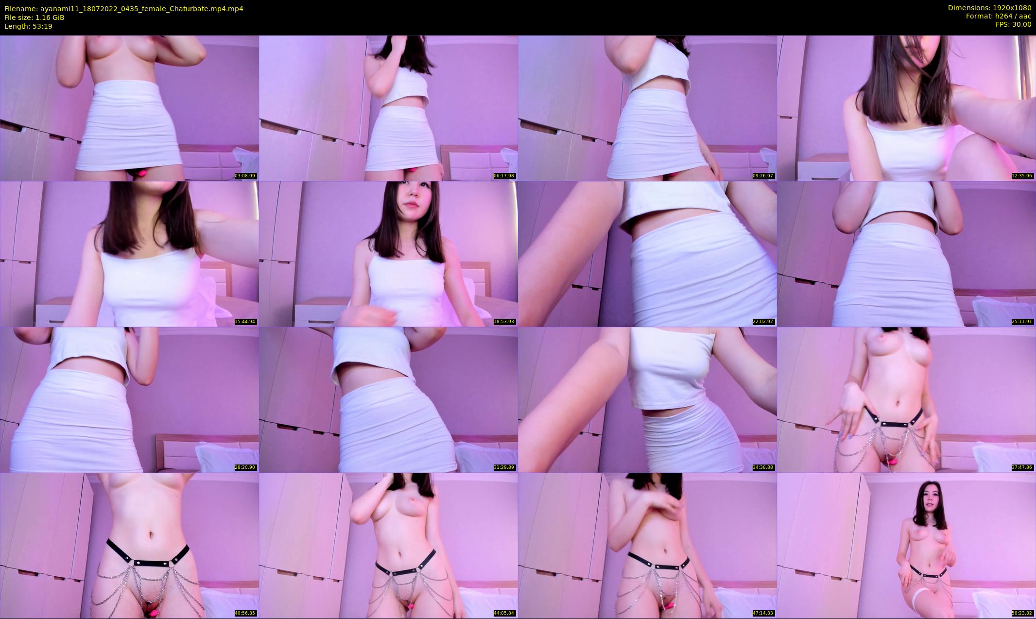 ayanami11 — 54 minute Chaturbate female cam show recording, 1080p, Jul 18, 2022