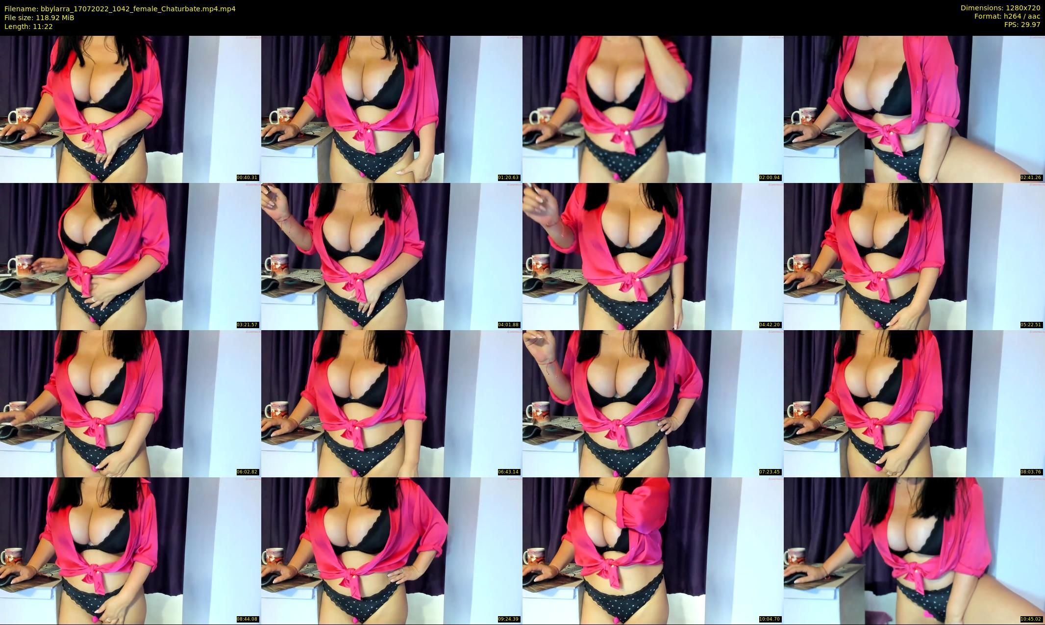 bbylarra — 12 minute Chaturbate couple cam show recording, 720p, Jul 17, 2022