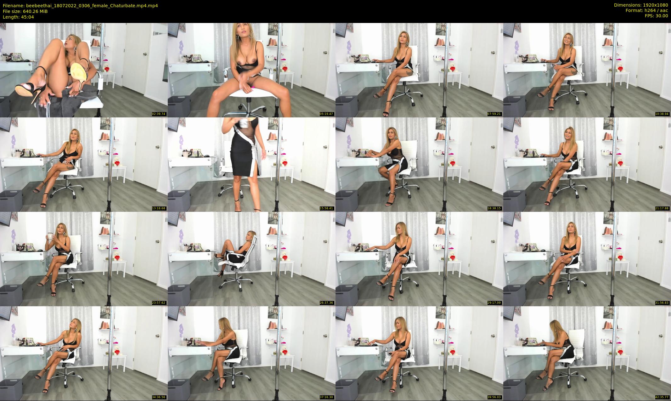 beebeethai — 46 minute Chaturbate female cam show recording, 1080p, Jul 18, 2022