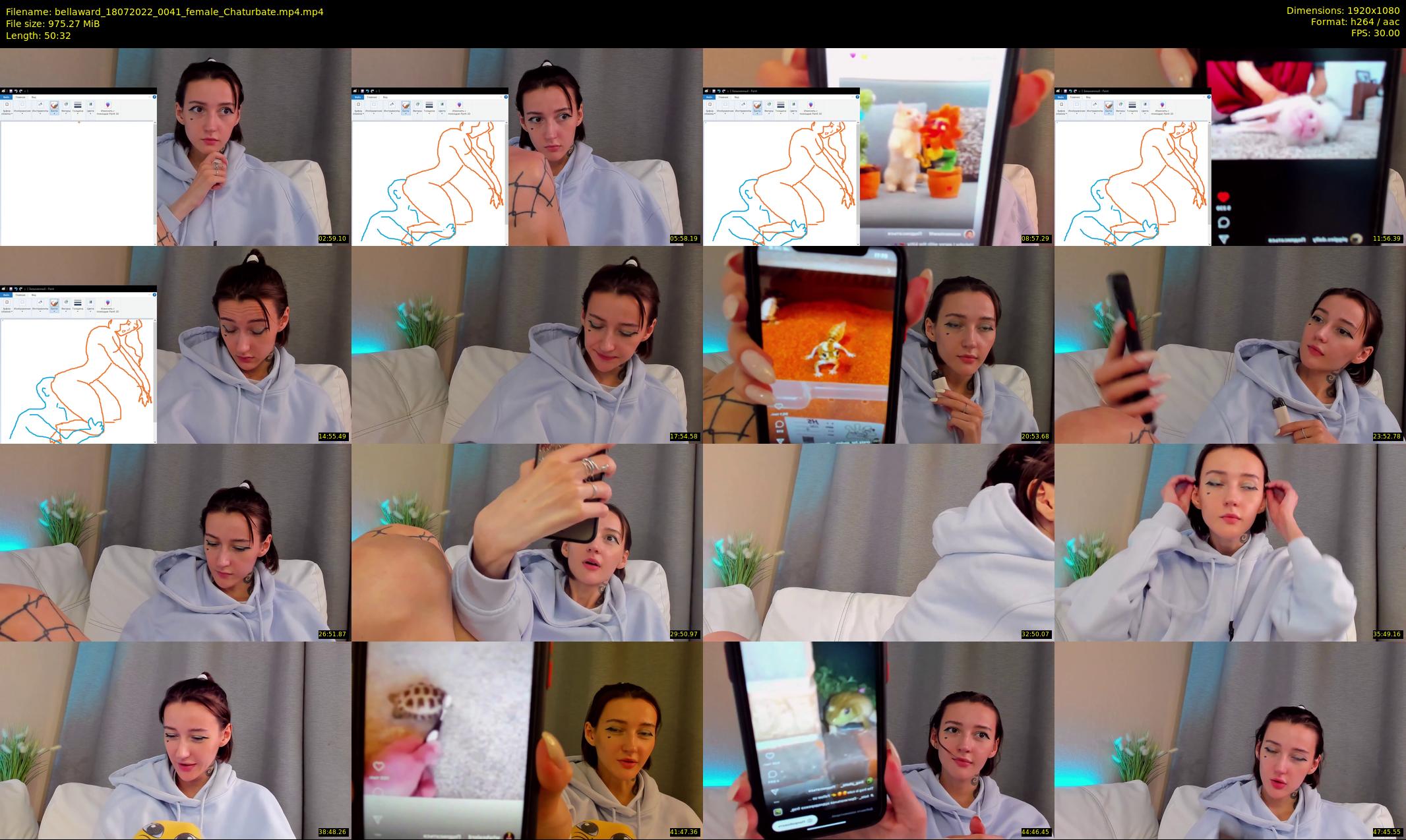 bellaward — 51 minute Chaturbate female cam show recording, 1080p, Jul 18, 2022