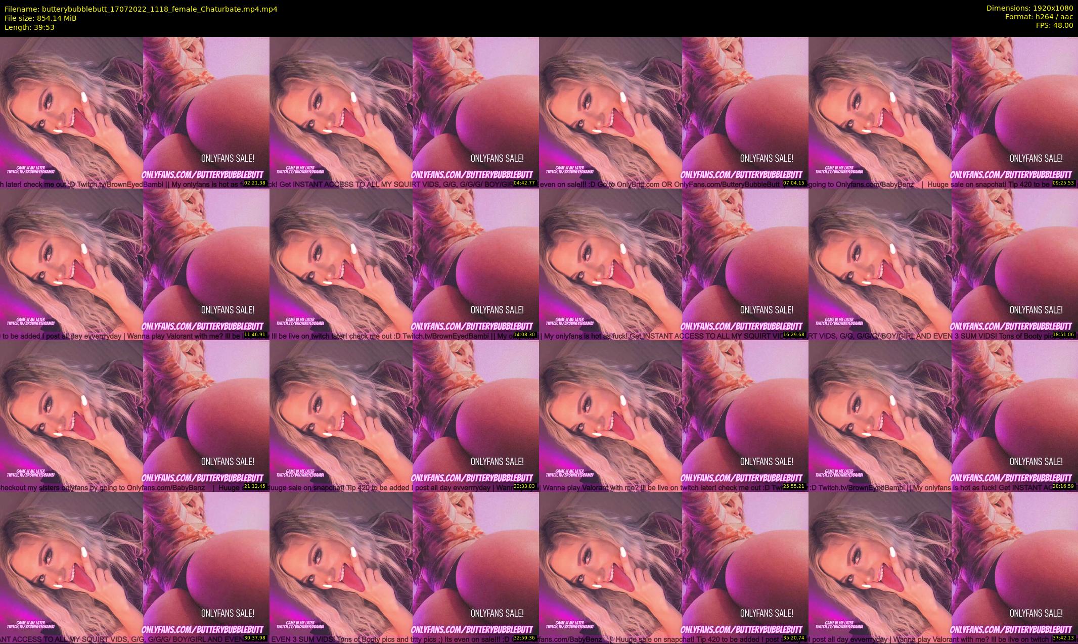 butterybubblebutt — 40 minute Chaturbate couple cam show recording, 1080p, Jul 17, 2022