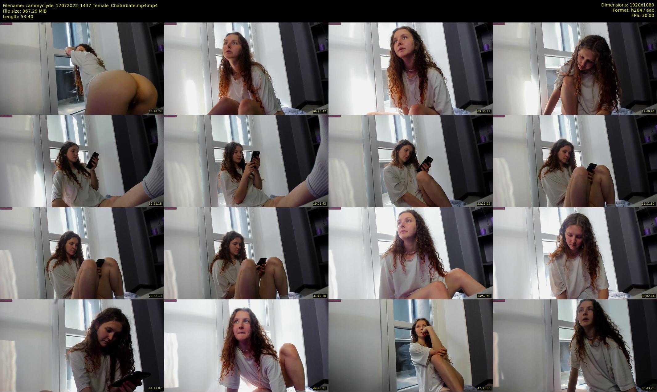 cammyclyde — 54 minute Chaturbate female cam show recording, 1080p, Jul 17, 2022
