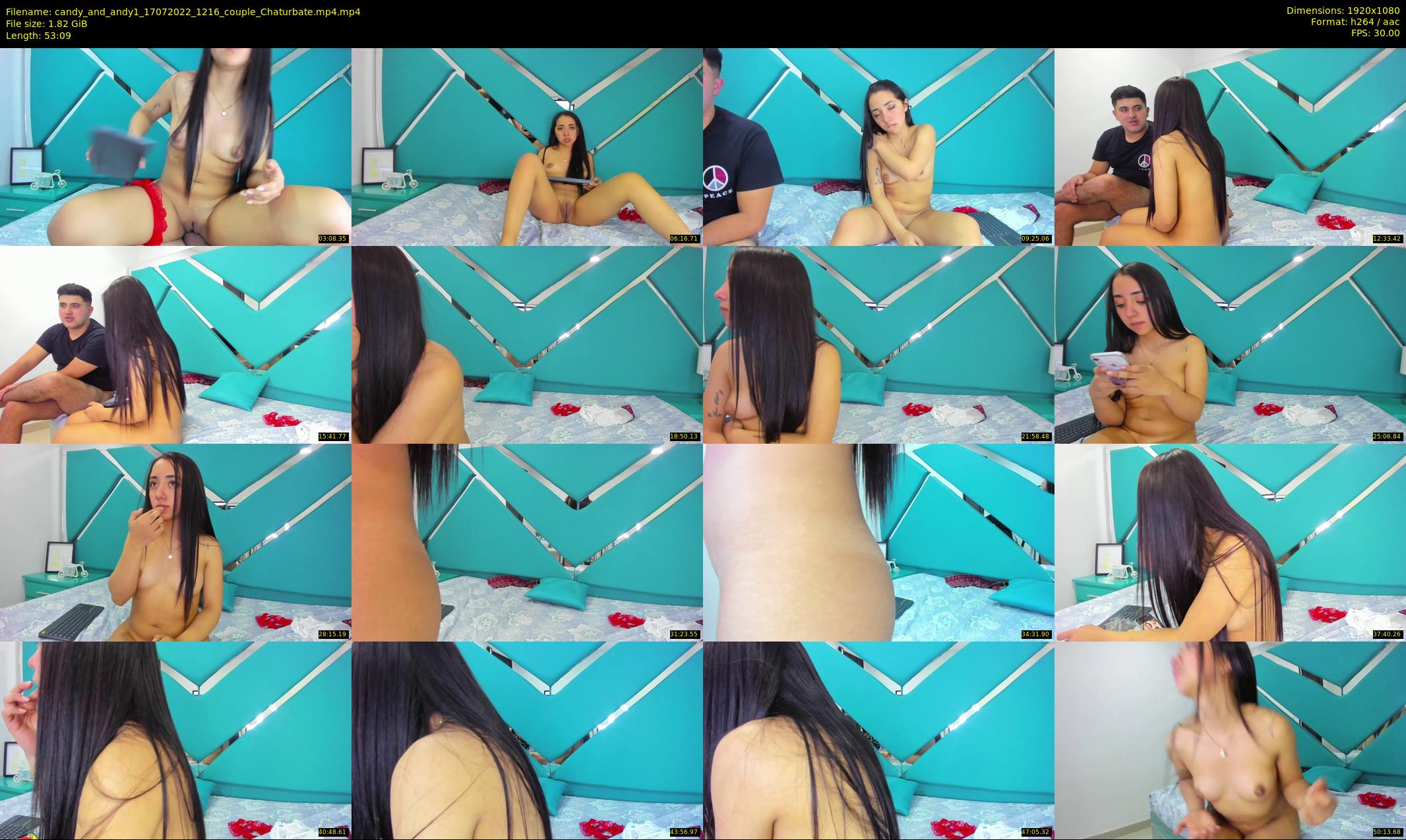 candy_and_andy1 — 54 minute Chaturbate couple cam show recording, 1080p, Jul 17, 2022