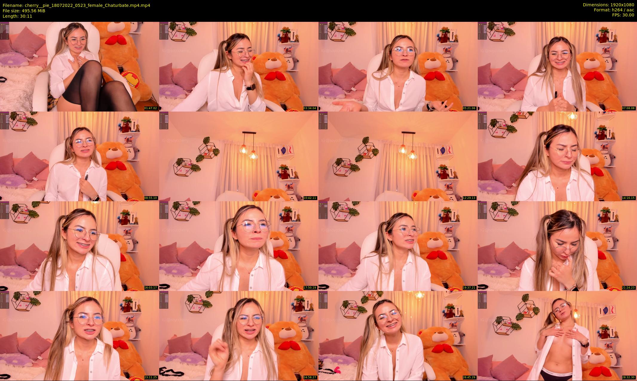 cherry__pie — 31 minute Chaturbate female cam show recording, 1080p, Jul 18, 2022