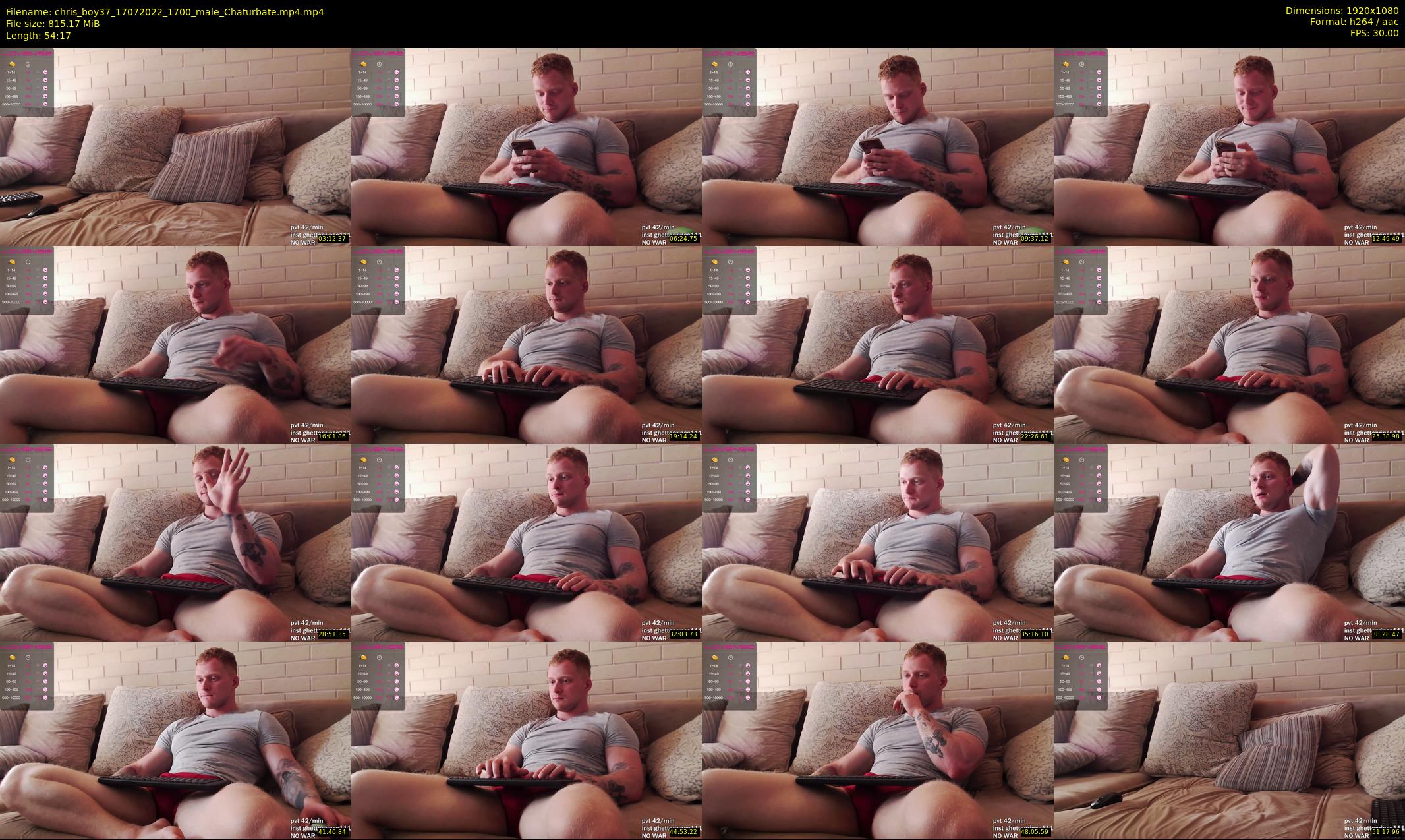 chris_boy37 — 55 minute Chaturbate male cam show recording, 1080p, Jul 17, 2022