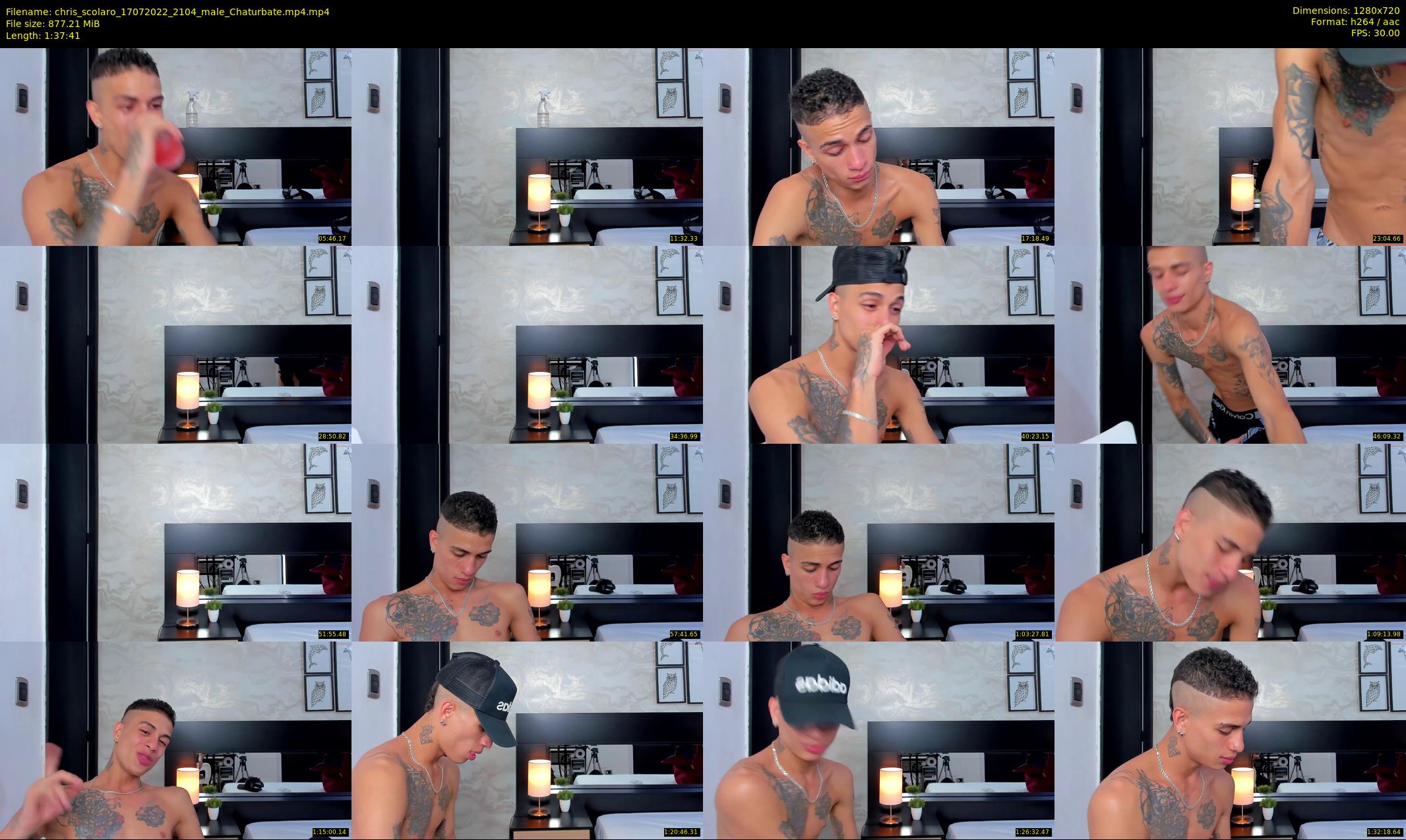 chris_scolaro — 98 minute Chaturbate male cam show recording, 720p, Jul 17, 2022
