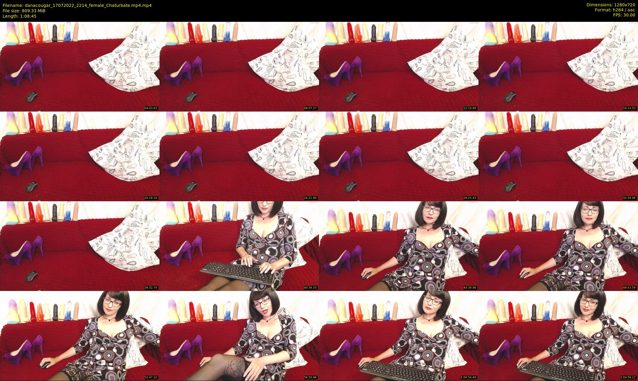 danacougar — 69 minute Chaturbate female cam show recording, 720p, Jul 17, 2022